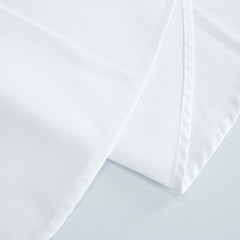 Premium Polyester 70"x70" Table Overlay Square Tablecloth White 220GSM Wrinkle-Resistant Table Cover for Stylish Gatherings