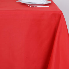 Polyester Square 70"x70" Tablecloth Red - Wrinkle-Resistant & Durable Table Cover