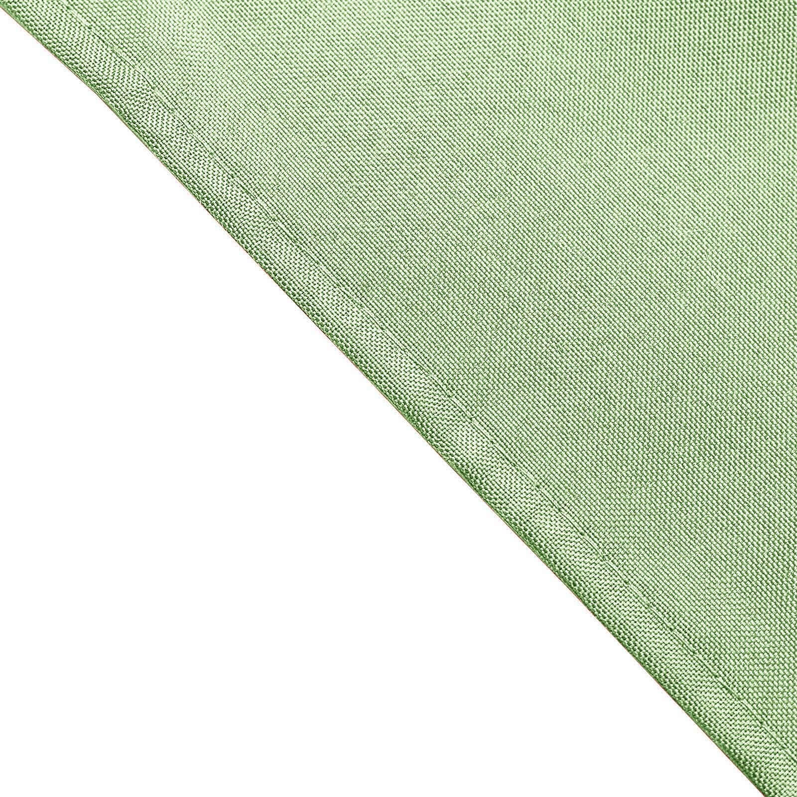 5 Pack Polyester 17"x17" Napkins Sage Green - Durable & Wrinkle Resistant Dinner Napkins