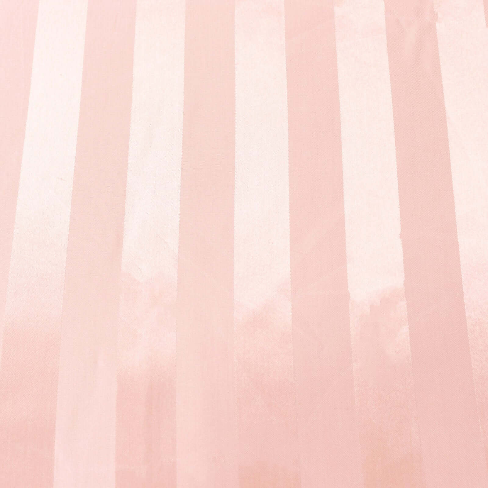 Satin 12"x108" Table Runner Dusty Rose - Stripe Table Decor
