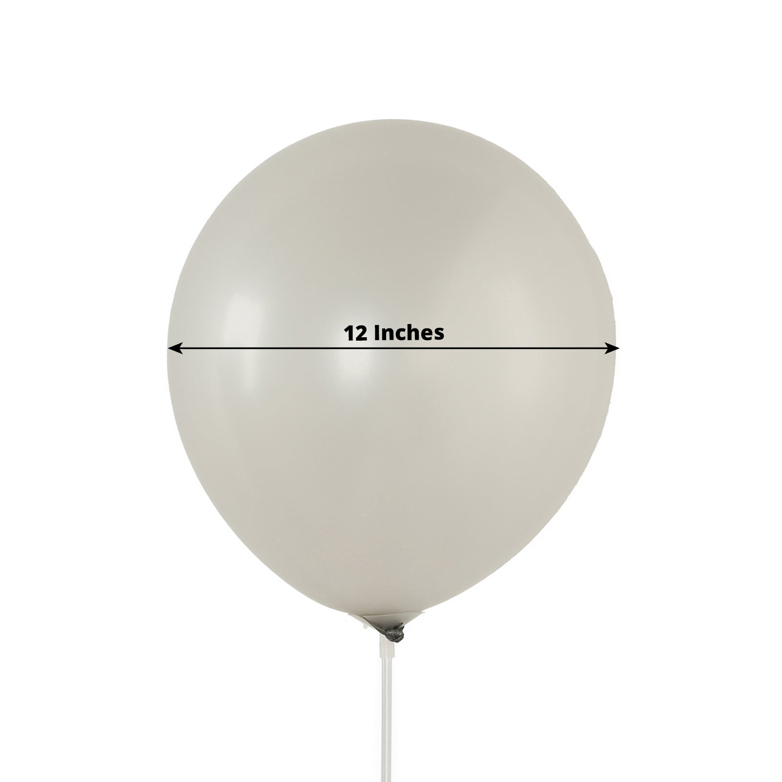 50 Pack Silver Biodegradable Balloons, 12" Thickened Extra Strong Eco-friendly Latex Helium Party Balloons