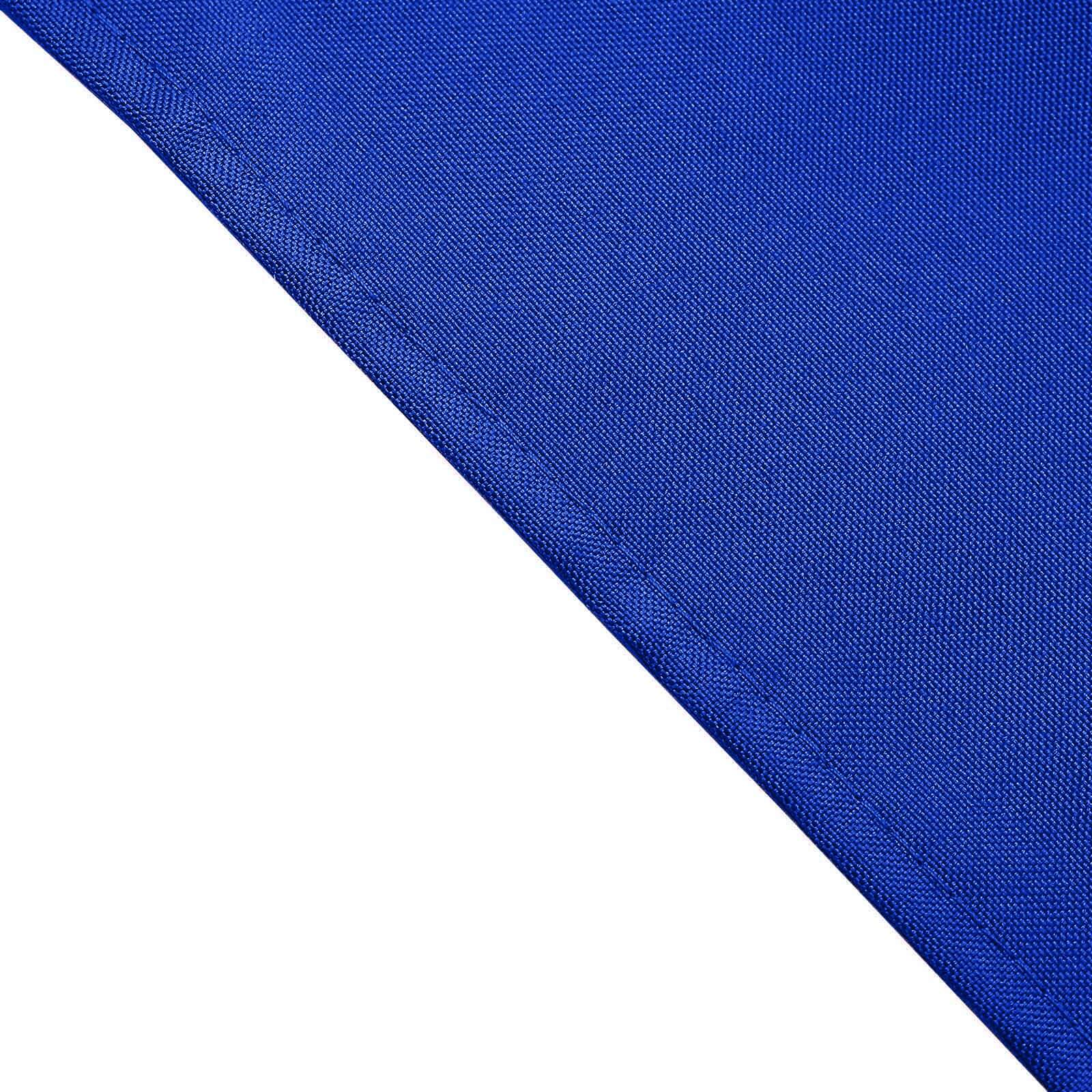 5 Pack Polyester 17"x17" Napkins Royal Blue - Durable & Wrinkle Resistant Dinner Napkins