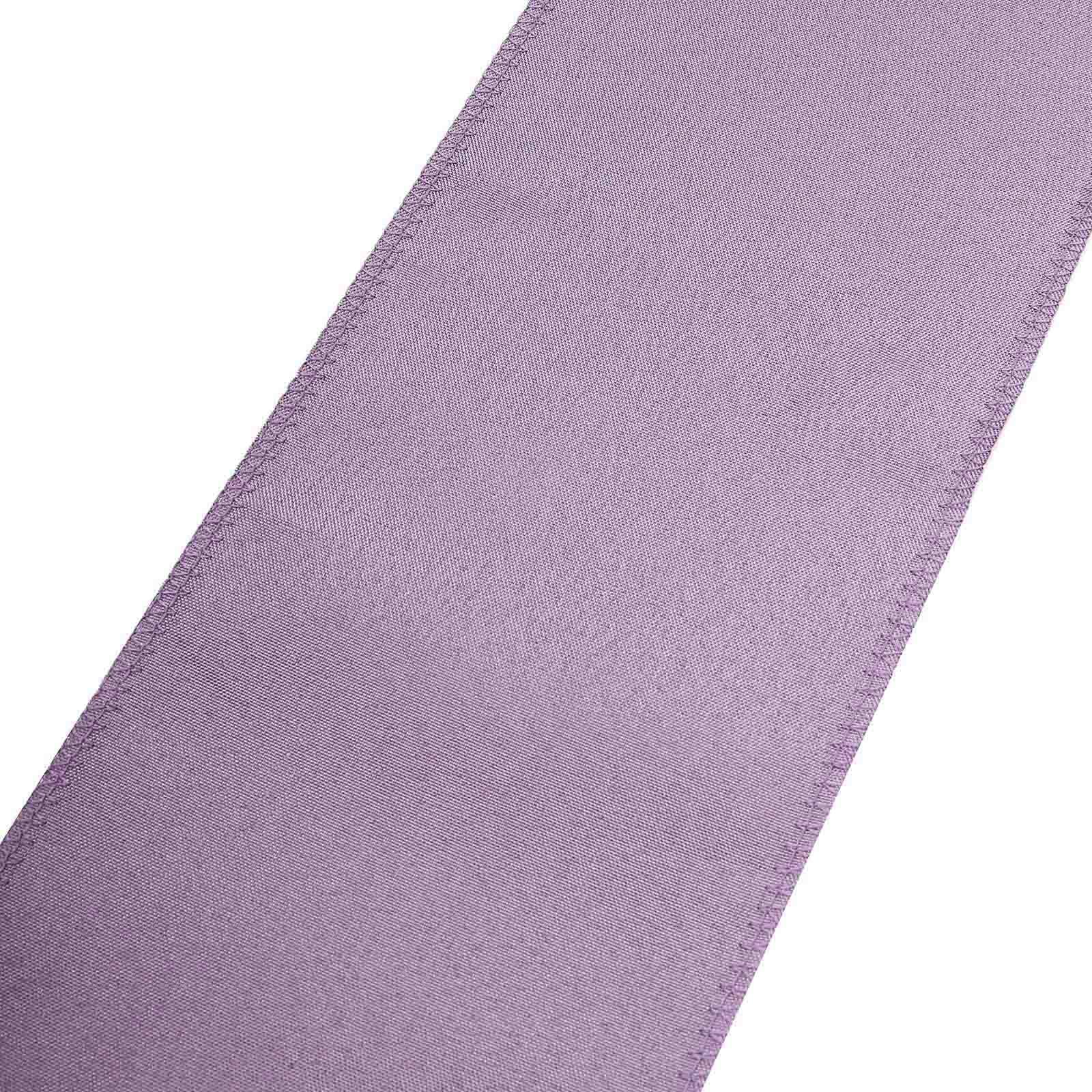 5 Pack Polyester Chair Sashes Violet Amethyst 6"x108"