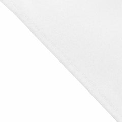 5 Pack Polyester 17"x17" Napkins White - Durable & Wrinkle Resistant Dinner Napkins for Everyday Dining & Events