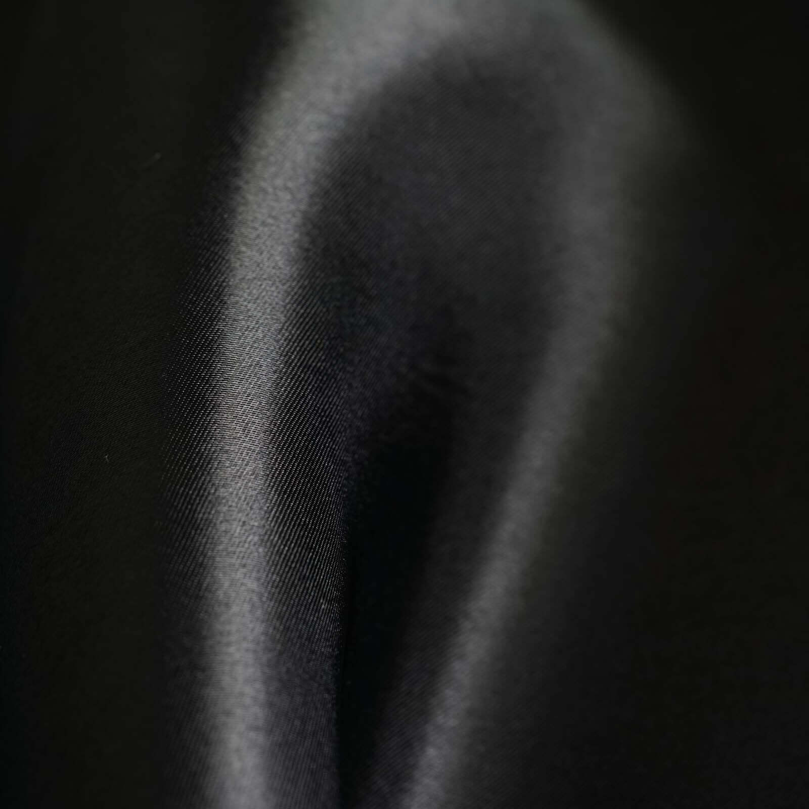 5 Pack Satin Chair Sashes Black - Durable Chair Bows with Shiny Finish for Classy Event Chair Decor 6"x106"