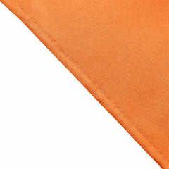 5 Pack Polyester 17"x17" Napkins Orange - Durable & Wrinkle Resistant Dinner Napkins