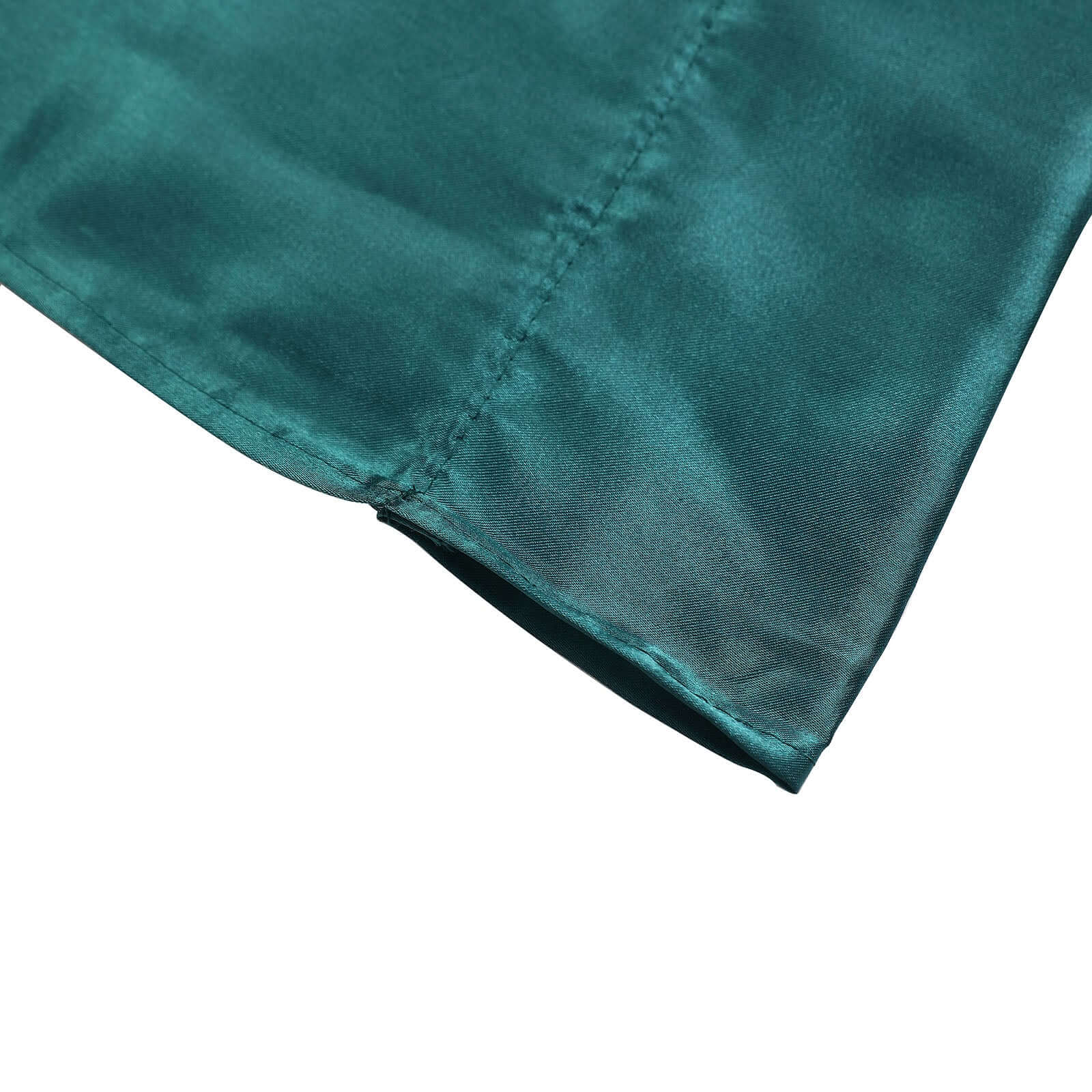 8ftx10ft Peacock Teal Satin Event Curtain Drapes, Backdrop Event Panel