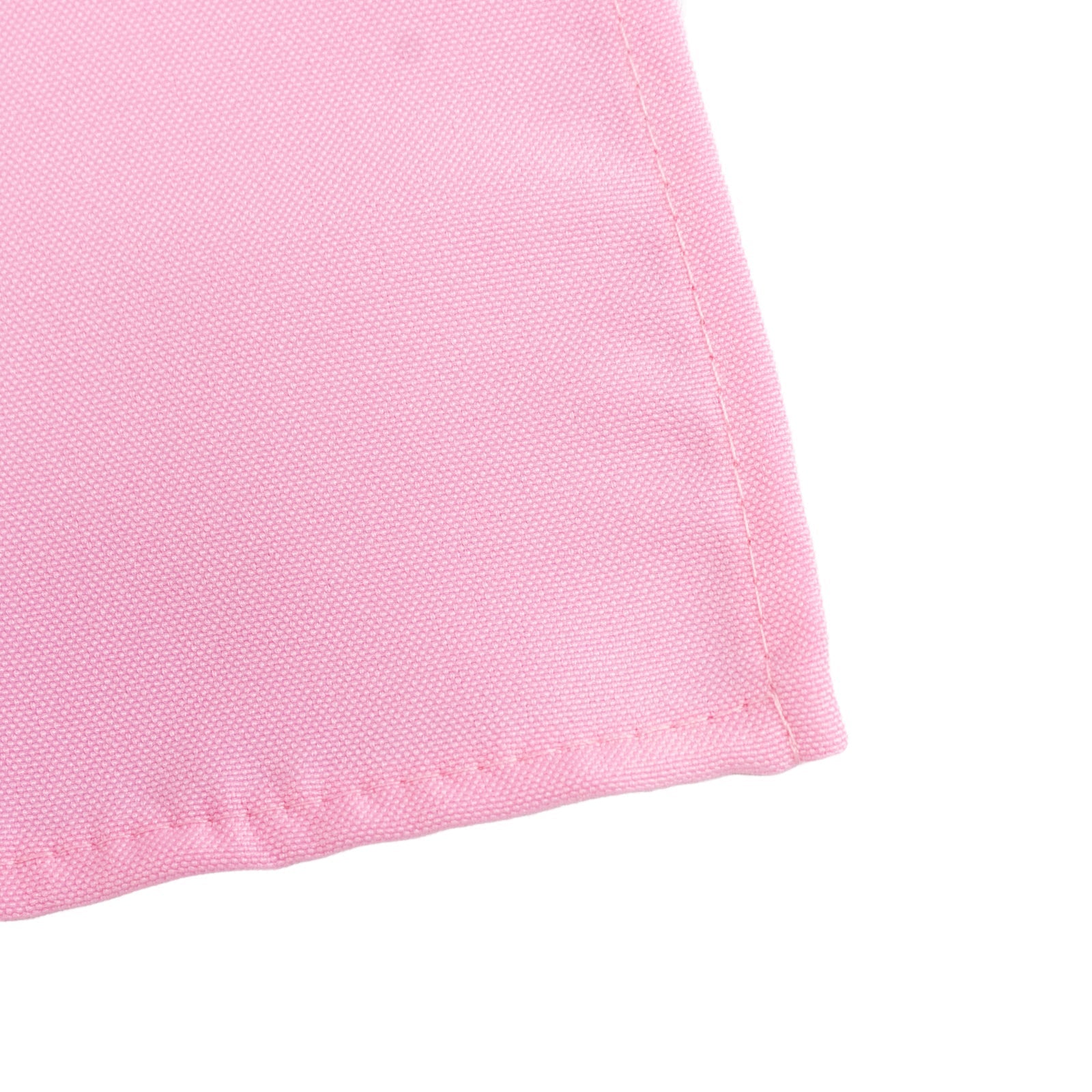Premium Polyester 54"x54" Table Overlay Square Tablecloth Pink - Stain and Wrinkle-Resistant 220GSM Table Topper