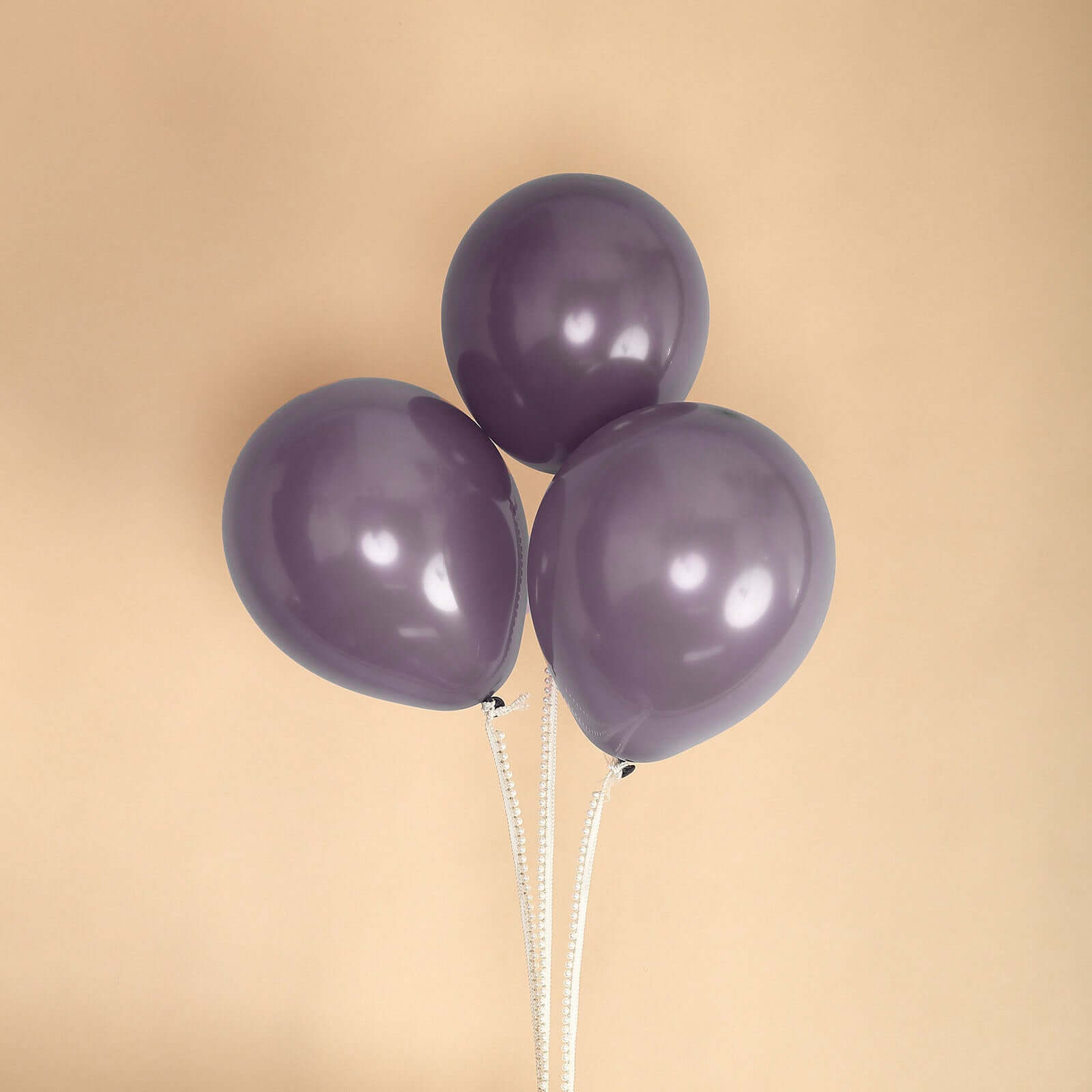 25 Pack 10" Matte Pastel Violet Amethyst Helium Air Latex Balloons