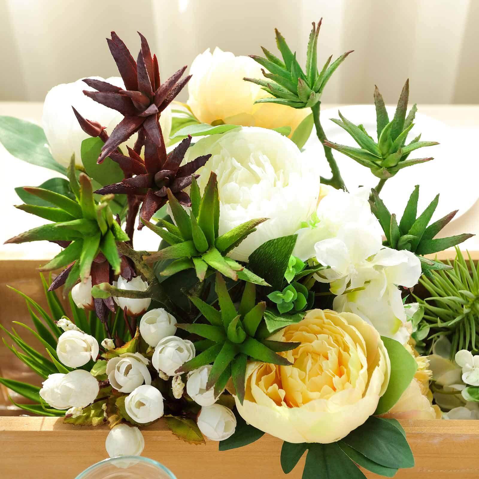 3 Pack 13" Assorted Artificial Yucca Aloe Vera Succulent Air Plants