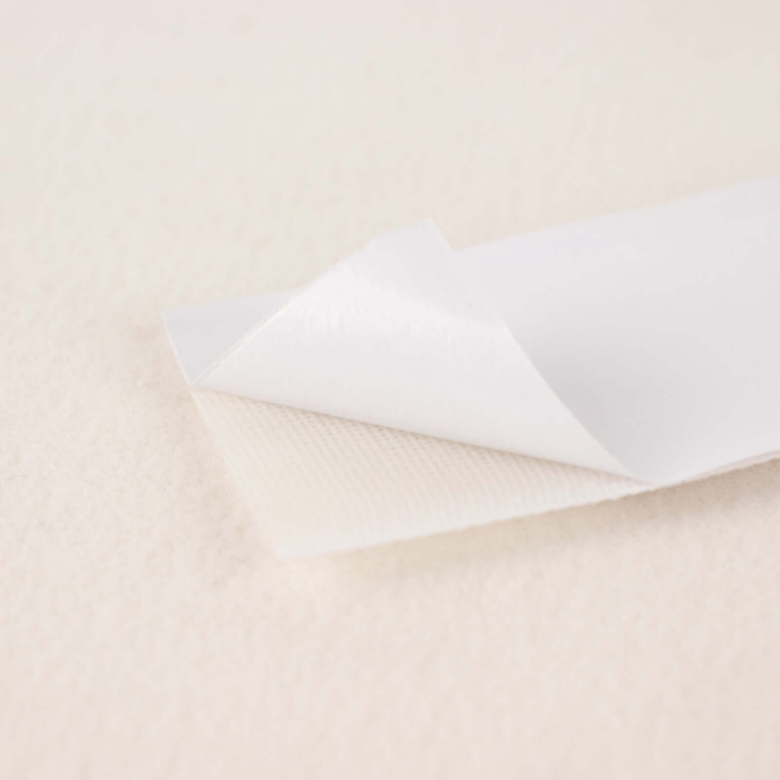 10 Pack White Heavy Duty Hook and Loop Mounting Tapes With Sticky Back, Adhesive Backing Table Skirt Velcro Tapes - 1.4"x4.5"