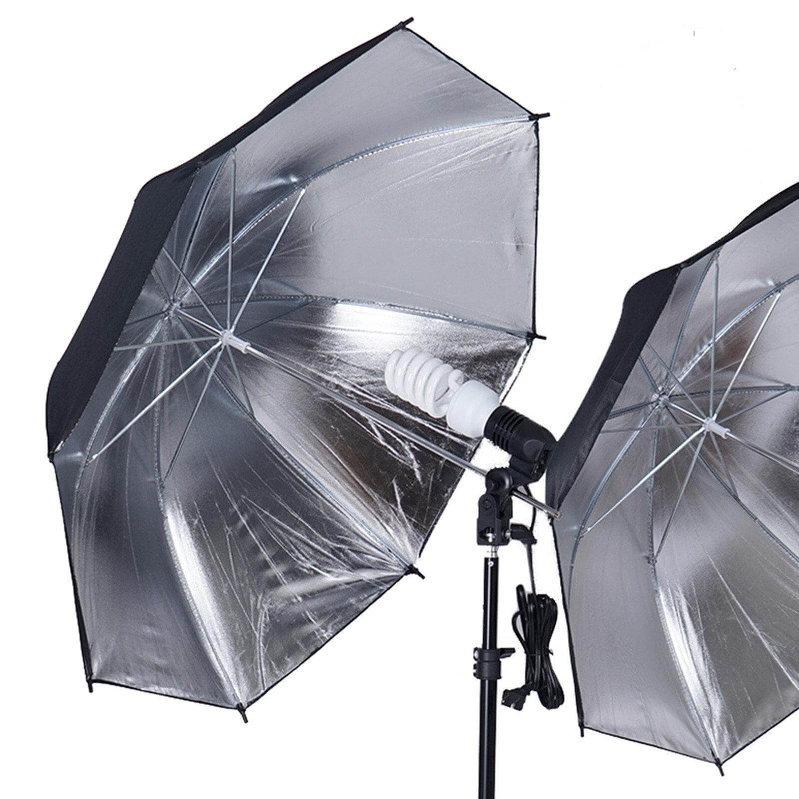 600W Professional Photography Video Studio Continuous Light Kit With Umbrellas