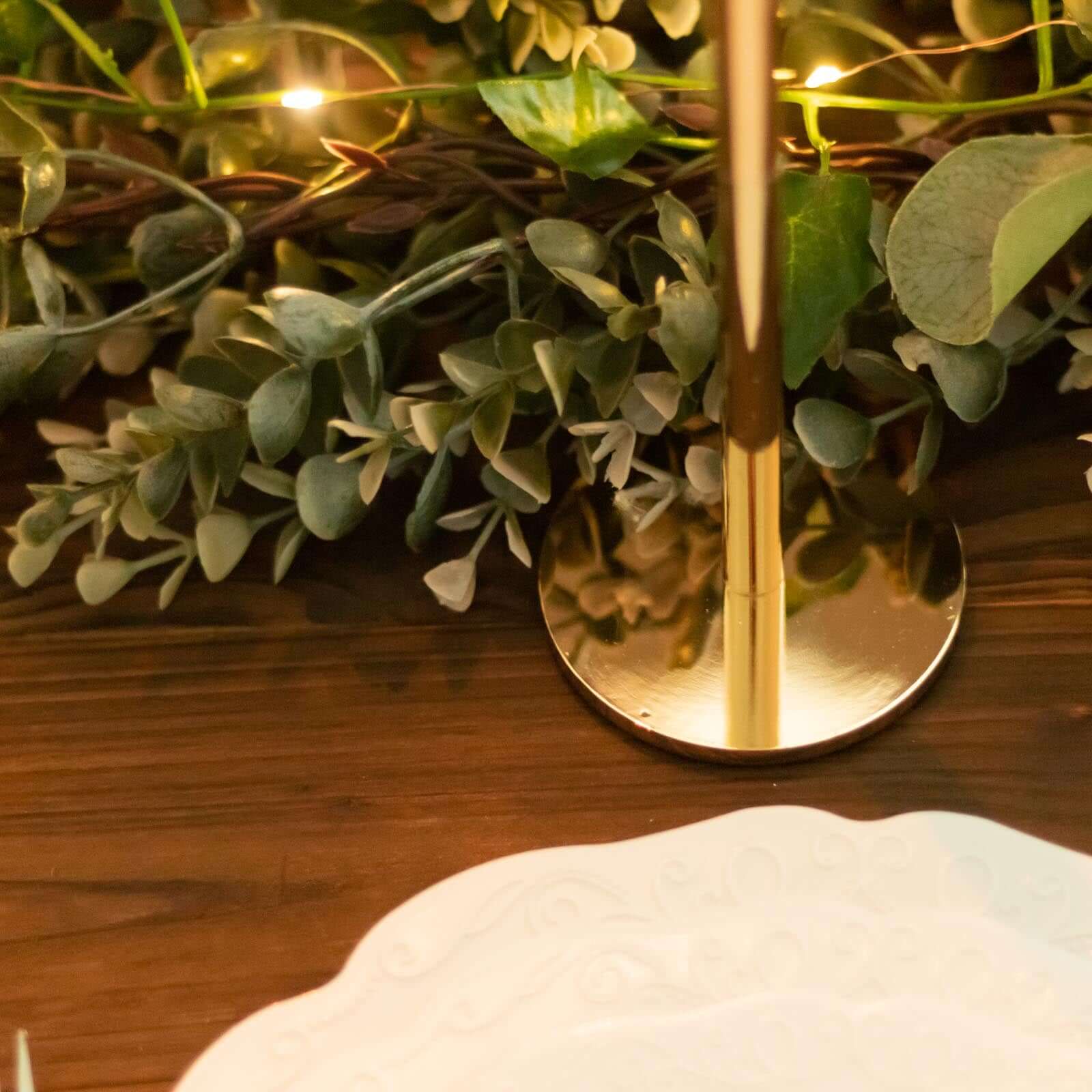 Set of 3 Tall Gold Metal Taper Candlestick Holders, Clear Glass Hurricane Candle Stands With Chimney Candle Shades 16", 20", 24"