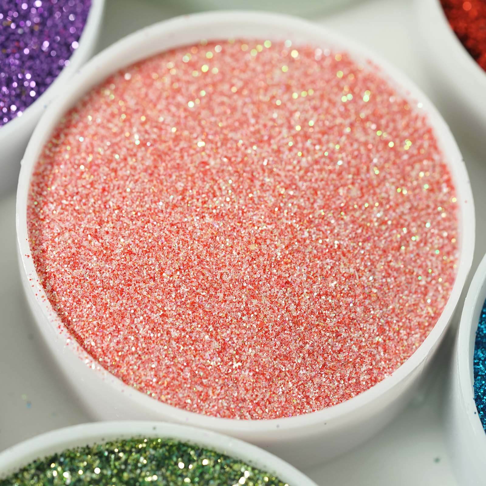 Extra Fine Glitter Bottle Coral - Nontoxic Glitter Dust Powder for Fun DIY Projects Kids' Crafts Resin Art & Festival Decor 1 lb