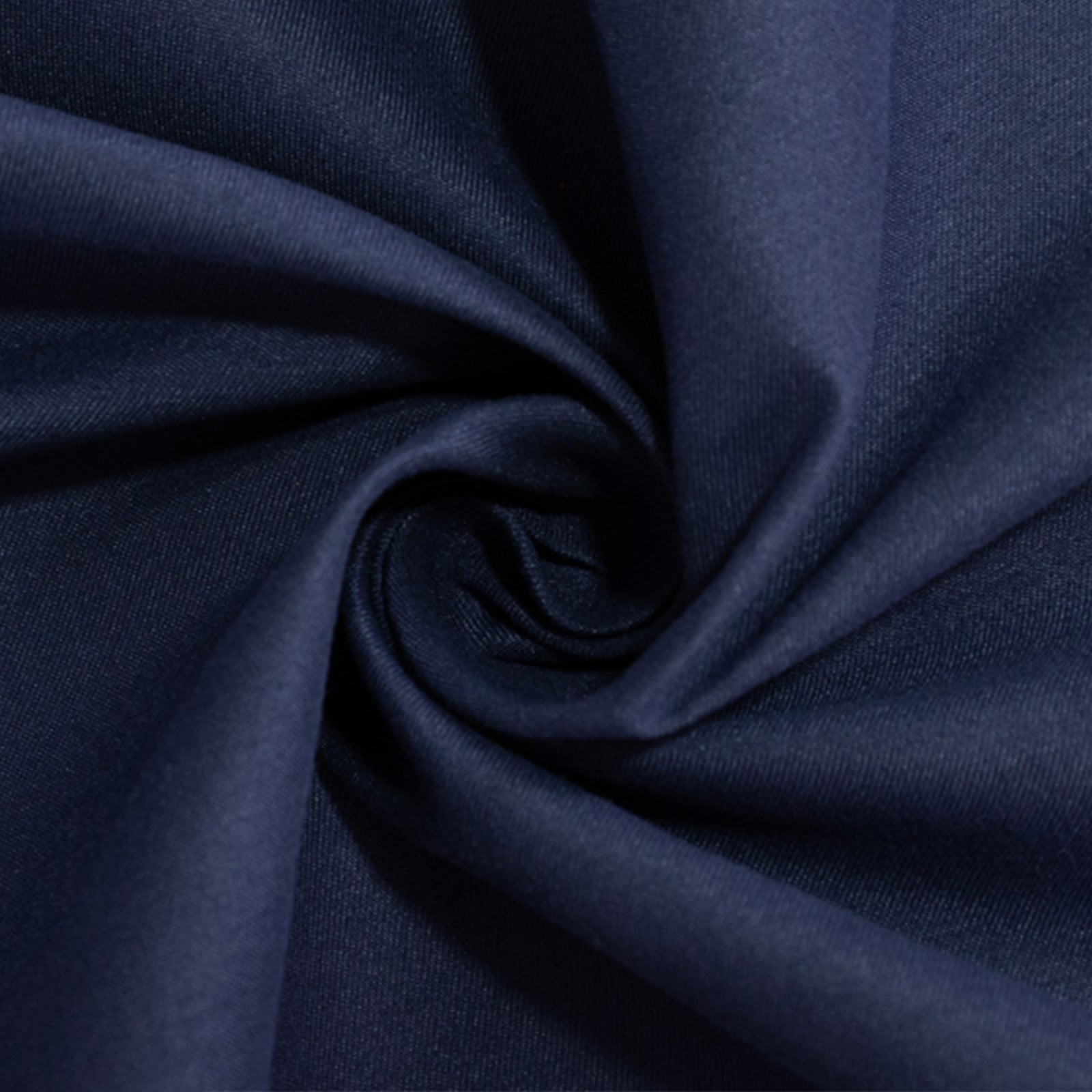 Cotton Blend 108" Round Tablecloth Navy Blue - Wrinkle-Resistant Design