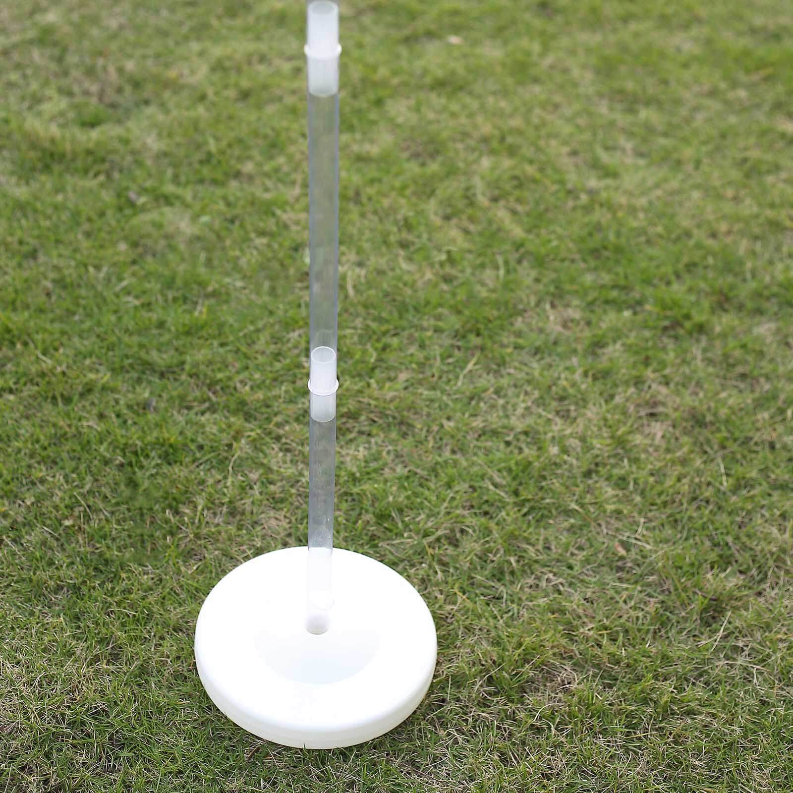 2 Pack White Heart Shaped Plastic Balloon Holder Column, 5ft Balloon Arch Stand Kit with Round Water Fillable Base