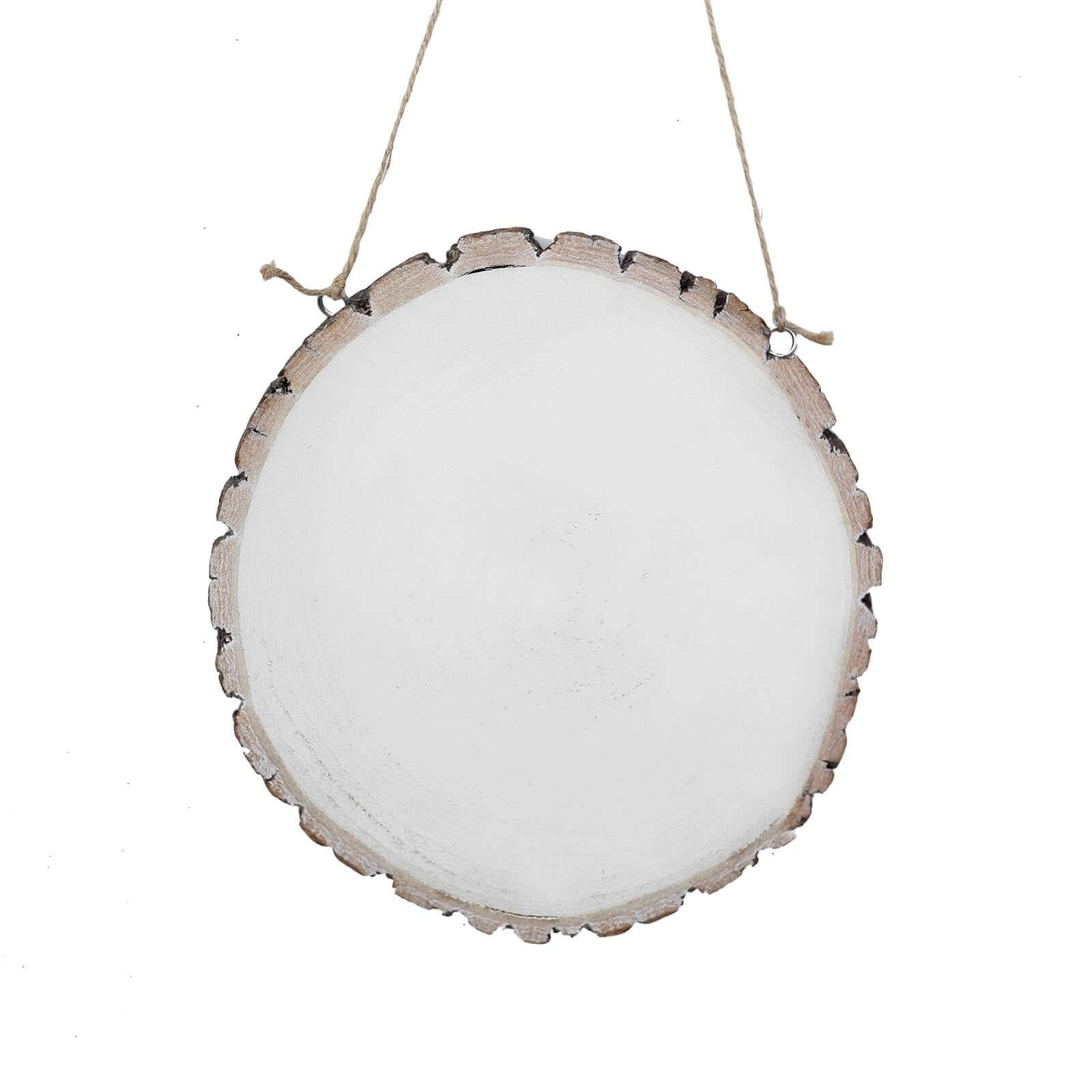 2 Pack 8" Dia Natural Blank Hanging DIY Wood Sign, Round Wood Plaques