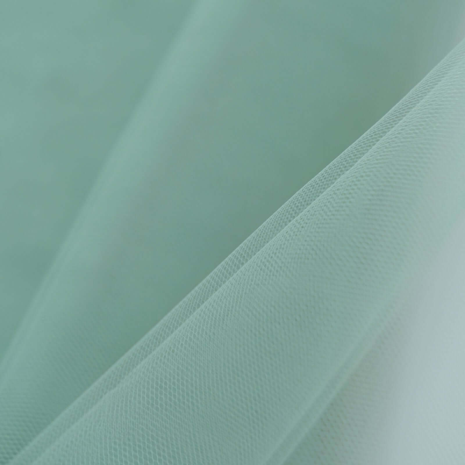 54"x40 Yards Sage Green Tulle Fabric Bolt, DIY Crafts Sheer Fabric Roll
