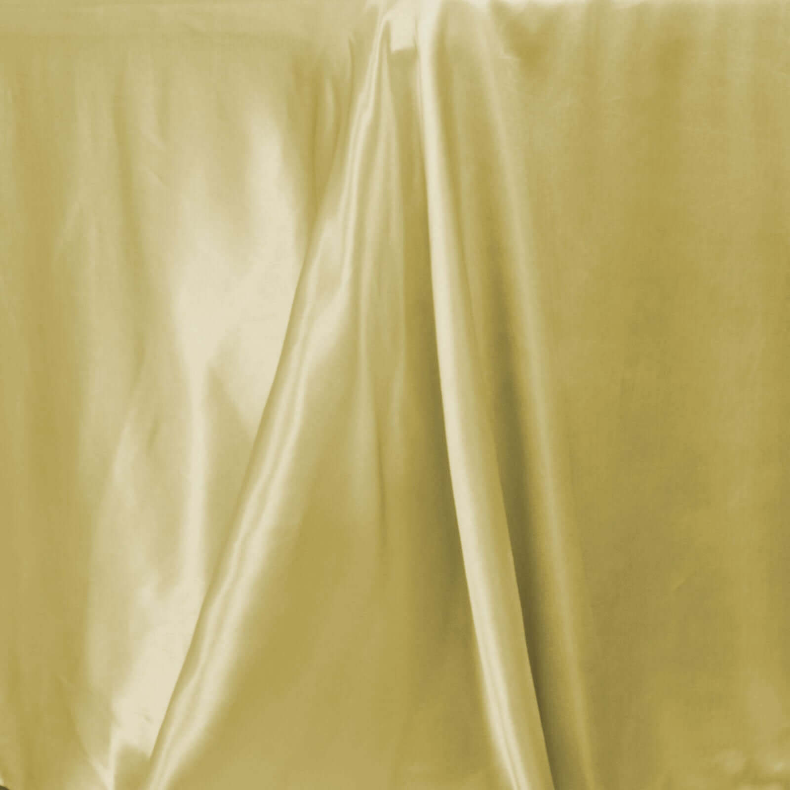 Satin Rectangular 90"x132" Tablecloth Champagne - Seamless Table Cover