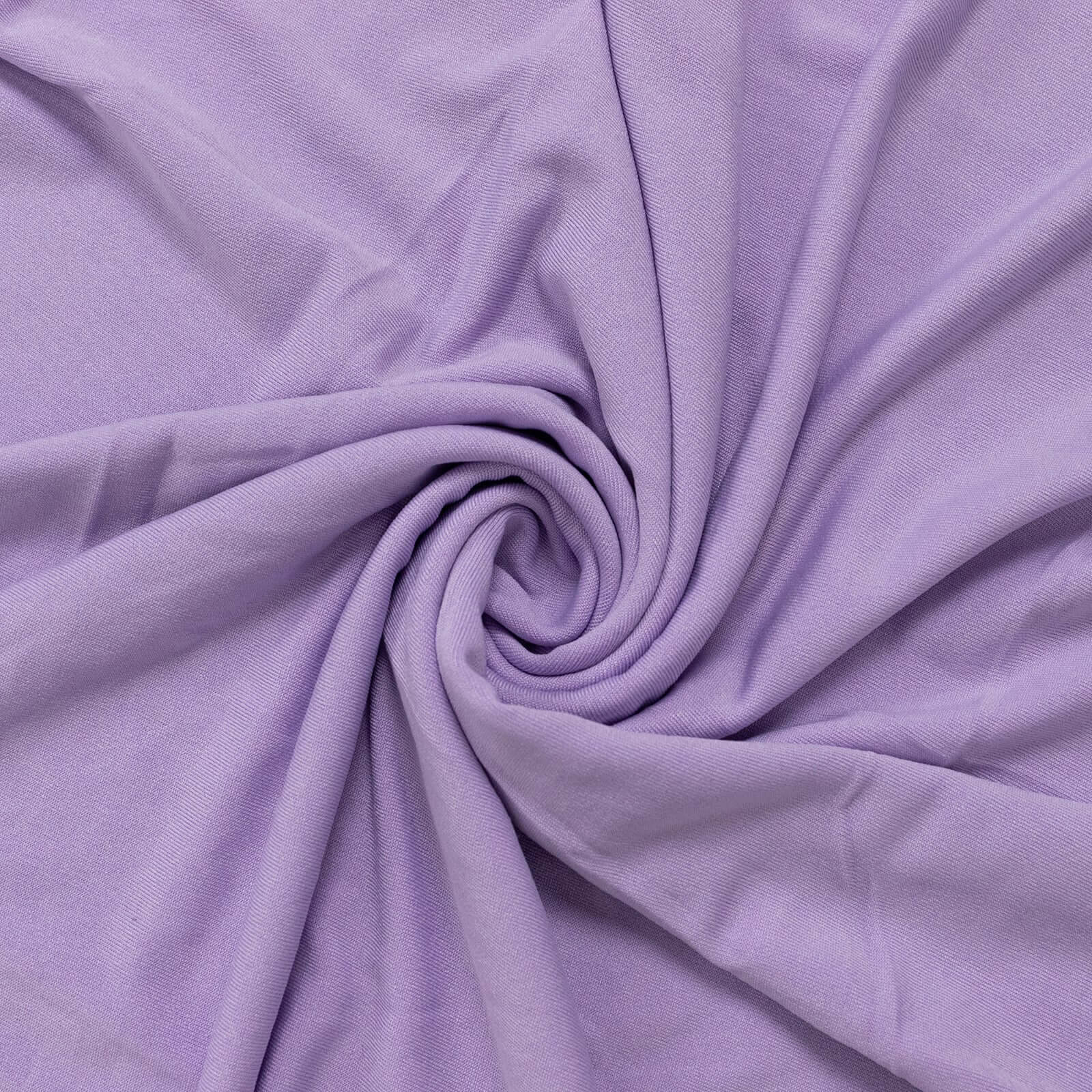 Set of 4 Matte Lavender Lilac Spandex Half Moon Chiara Backdrop Stand Covers, Custom Fitted Wedding Arch Covers - 2.5ft,5ft,6ft,7ft