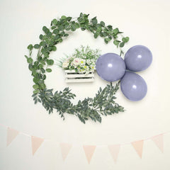 25 Pack 10" Matte Blue Gray Double Stuffed Prepacked Latex Balloons