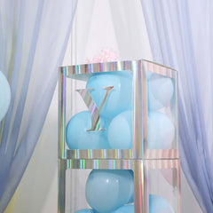 4 Pack 5" Iridescent Alphabet Stickers Banner, Customizable Stick on Letters - Y