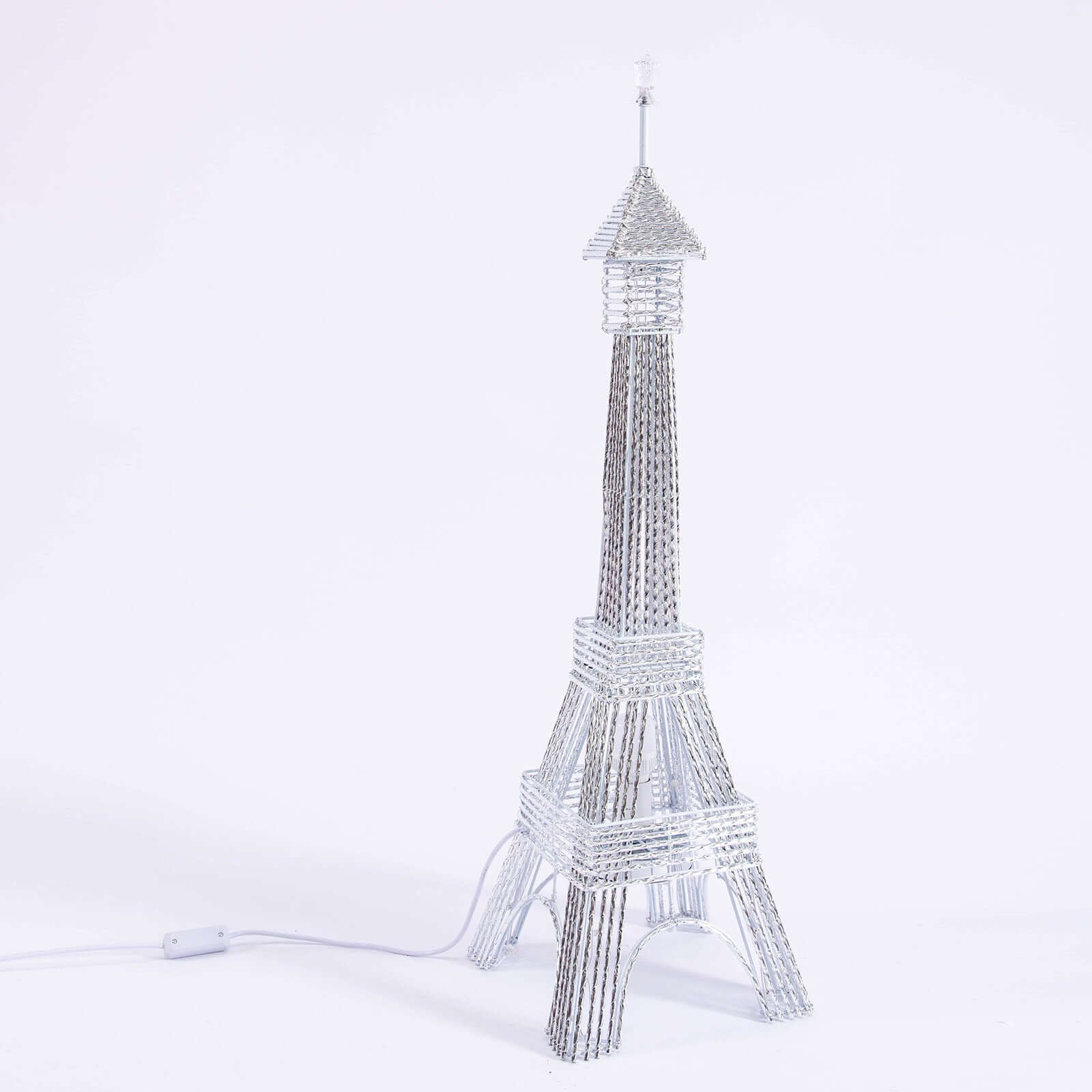 3.5ft Color Changing LED Metal Eiffel Tower Columns LED Lamp, Night Light Wedding Centerpiece