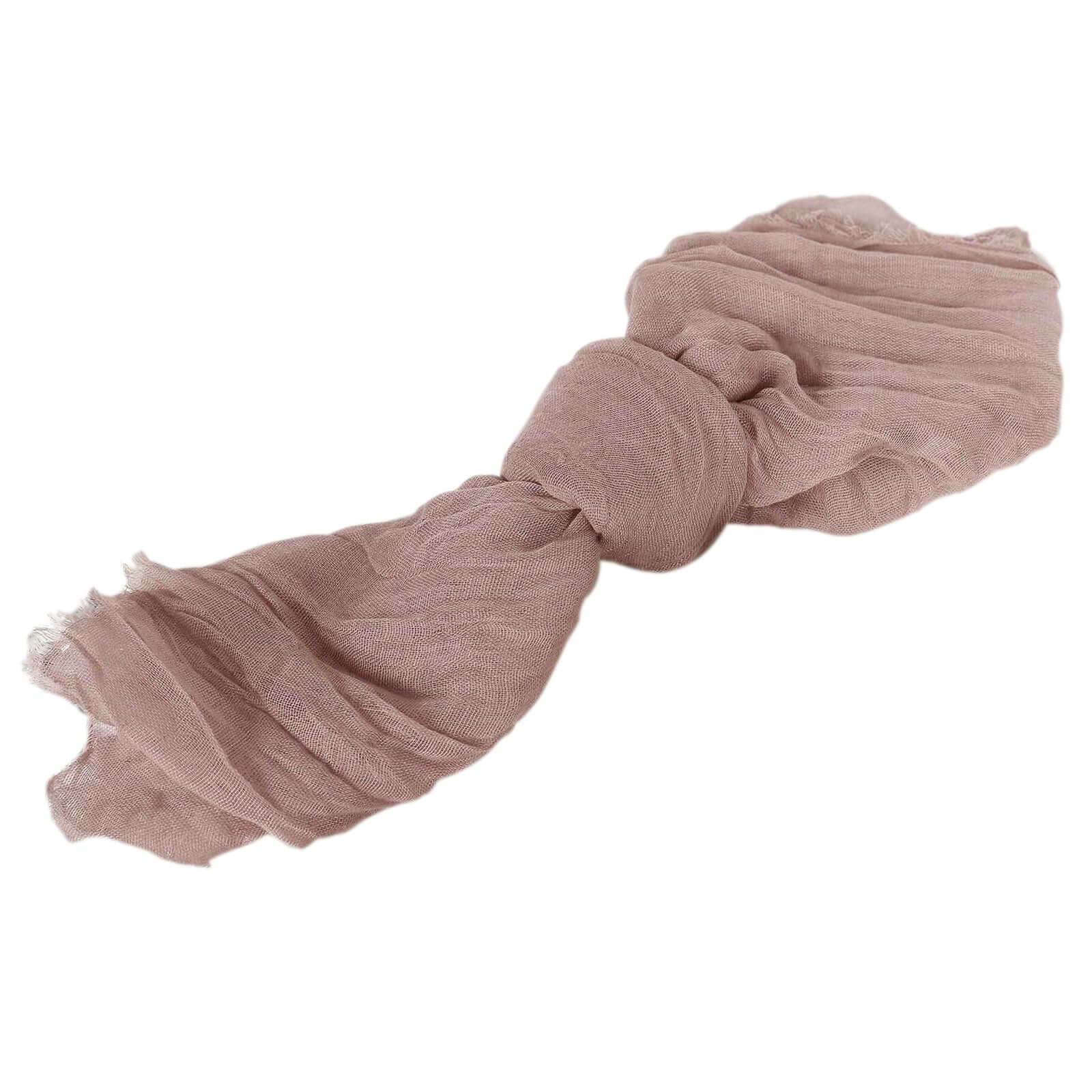 5 Pack Gauze Cheesecloth 24"x19" Napkins Dusty Rose Reusable Dinner Napkins