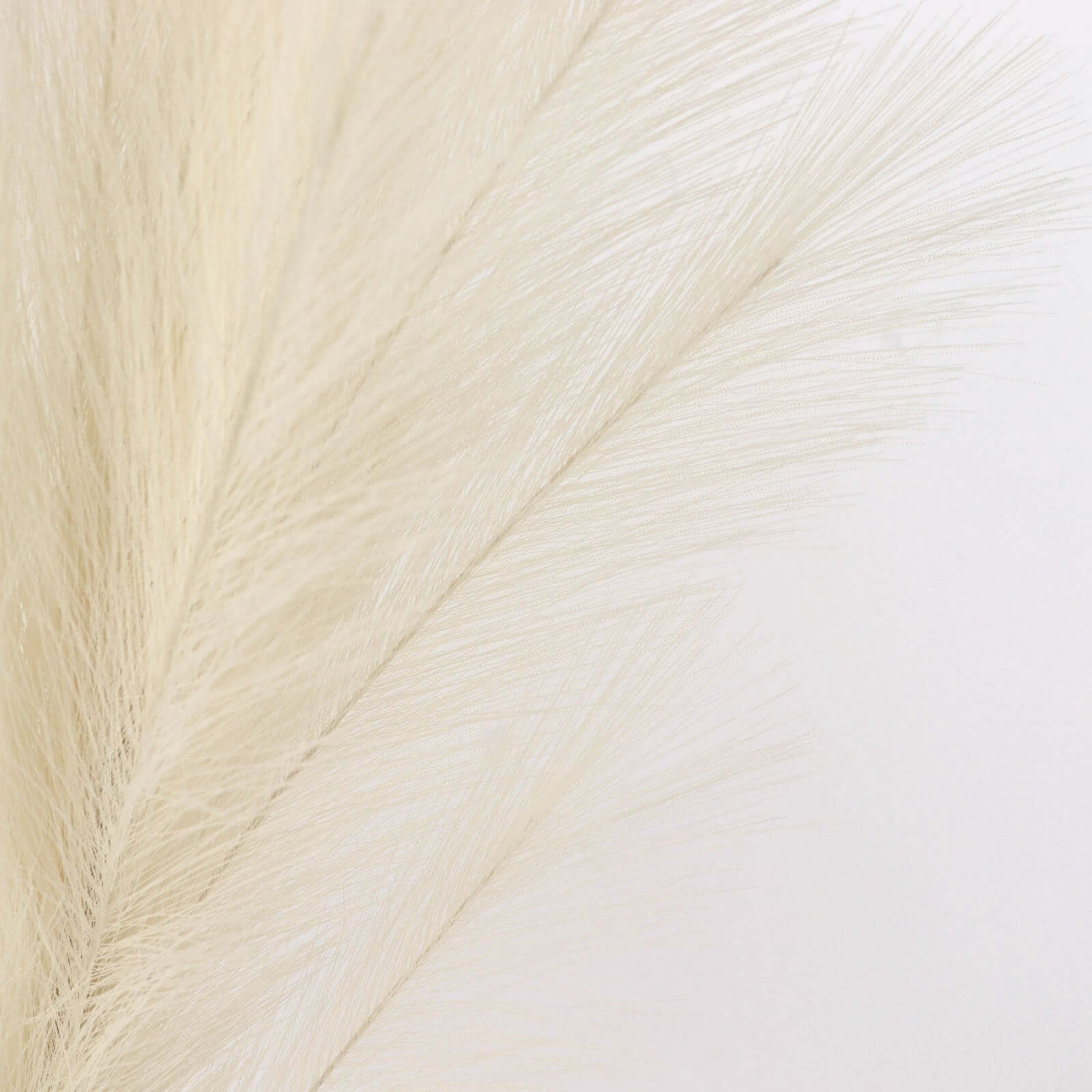 3 Stems Artificial Pampas Grass Decor Cream for Rustic Boho Chic Backdrops Floral Styling & Vase Displays 44"