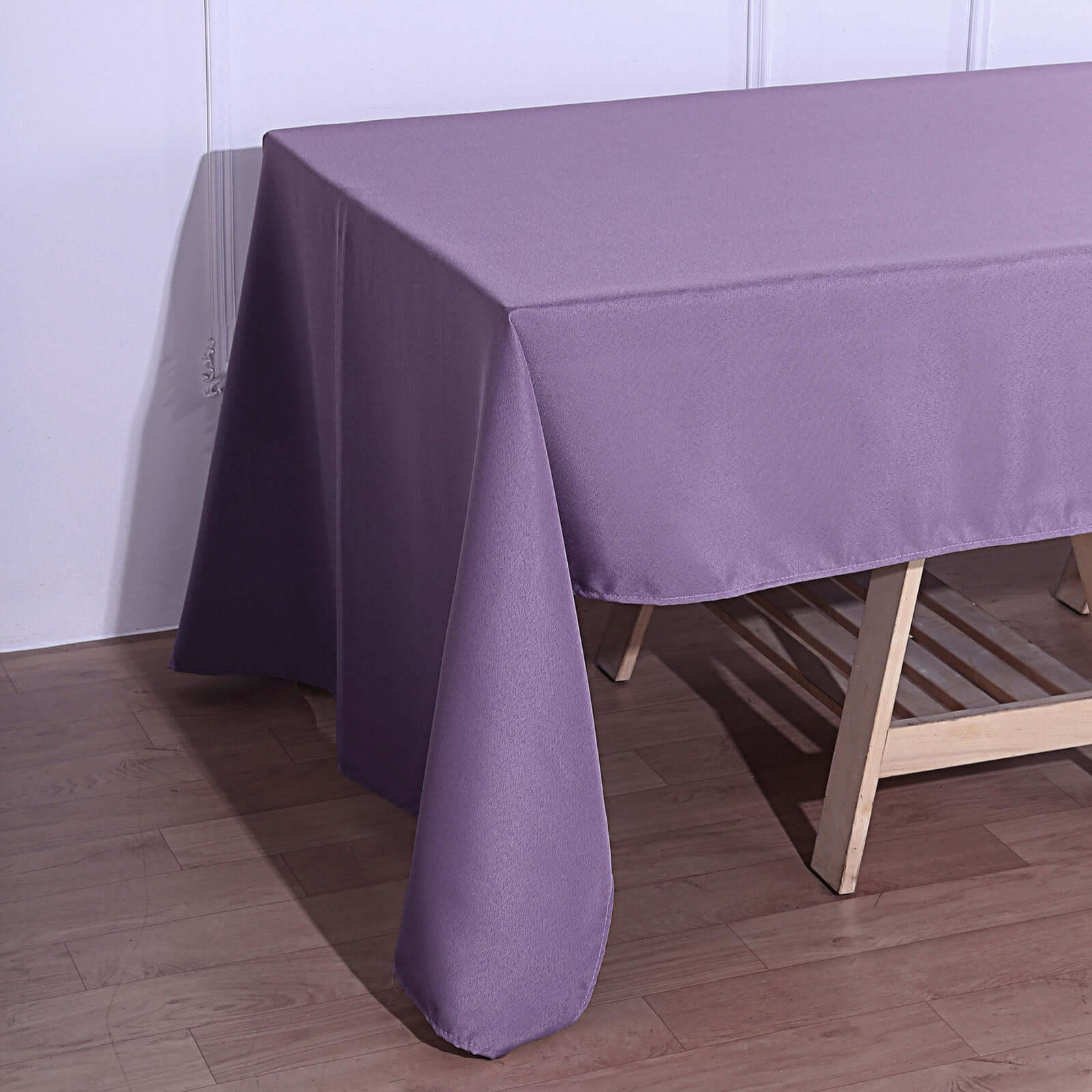 Polyester 72"x120" Rectangle Tablecloth Violet Amethyst - Durable and Stylish Table Cover
