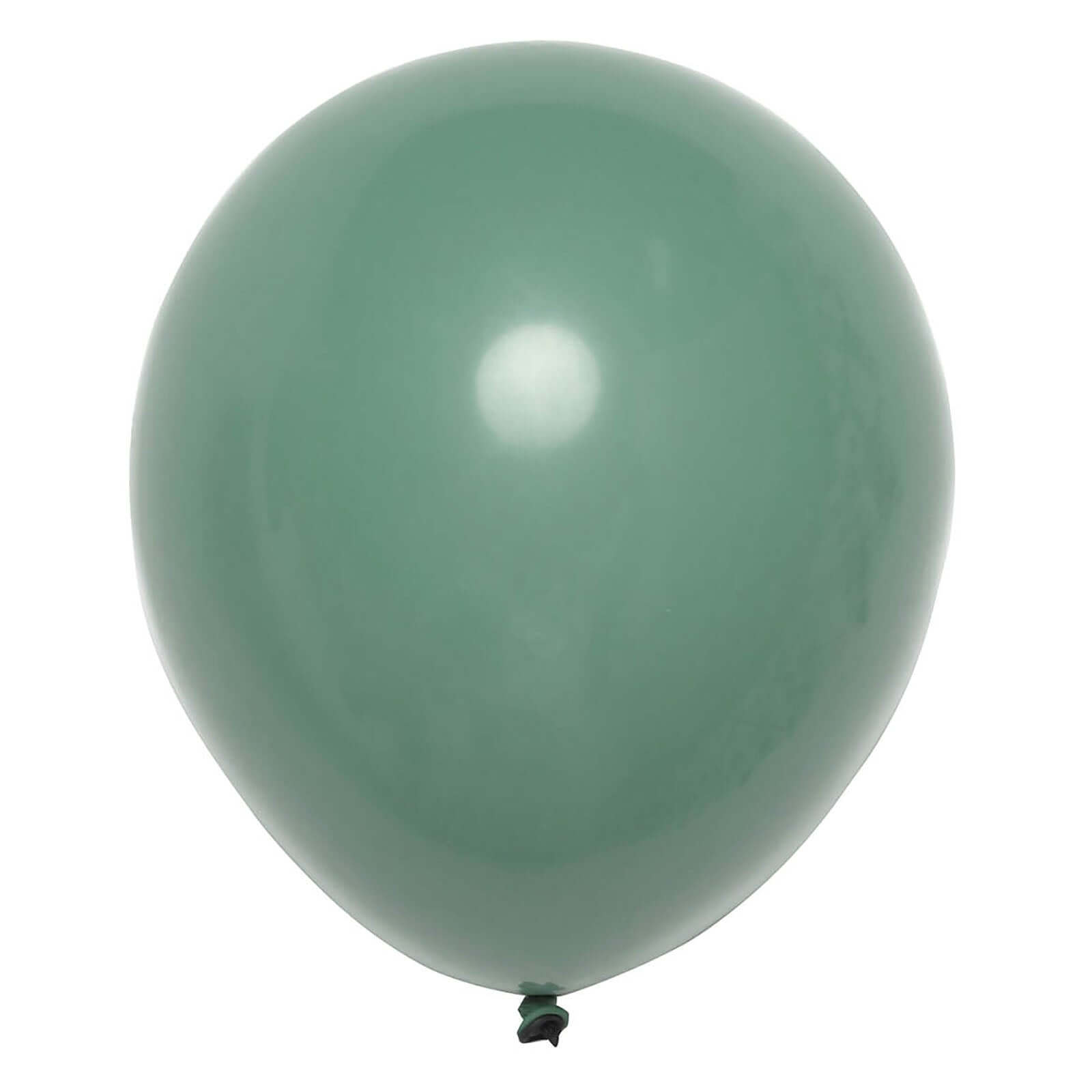 25 Pack 12" Olive Green Double Stuffed Prepacked Latex Balloons