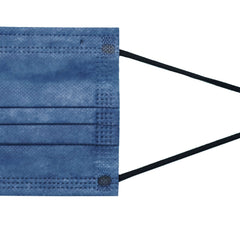 10 Pack 3 Ply Denim Blue Disposable Face Mask Non Woven Mask with Ear Loop - Clearance SALE