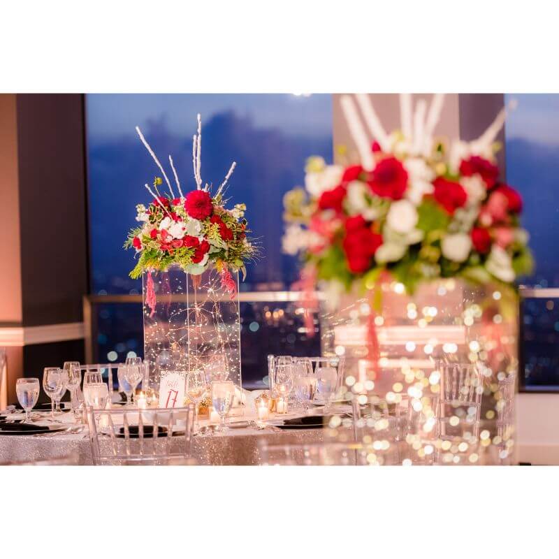 24" Clear Acrylic Display Box, Transparent Pedestal Riser with Interchangeable Lid and Base