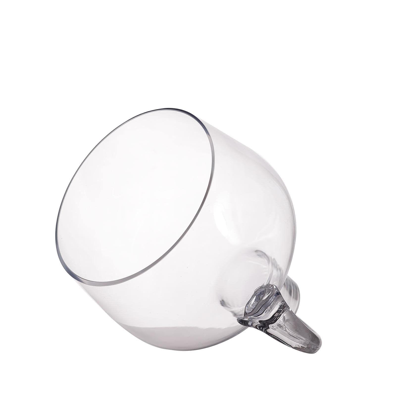 Glass Candle Holder Cloche Jar Dome Clear with Wooden Base - Stylish Centerpiece for Floral Displays 10"