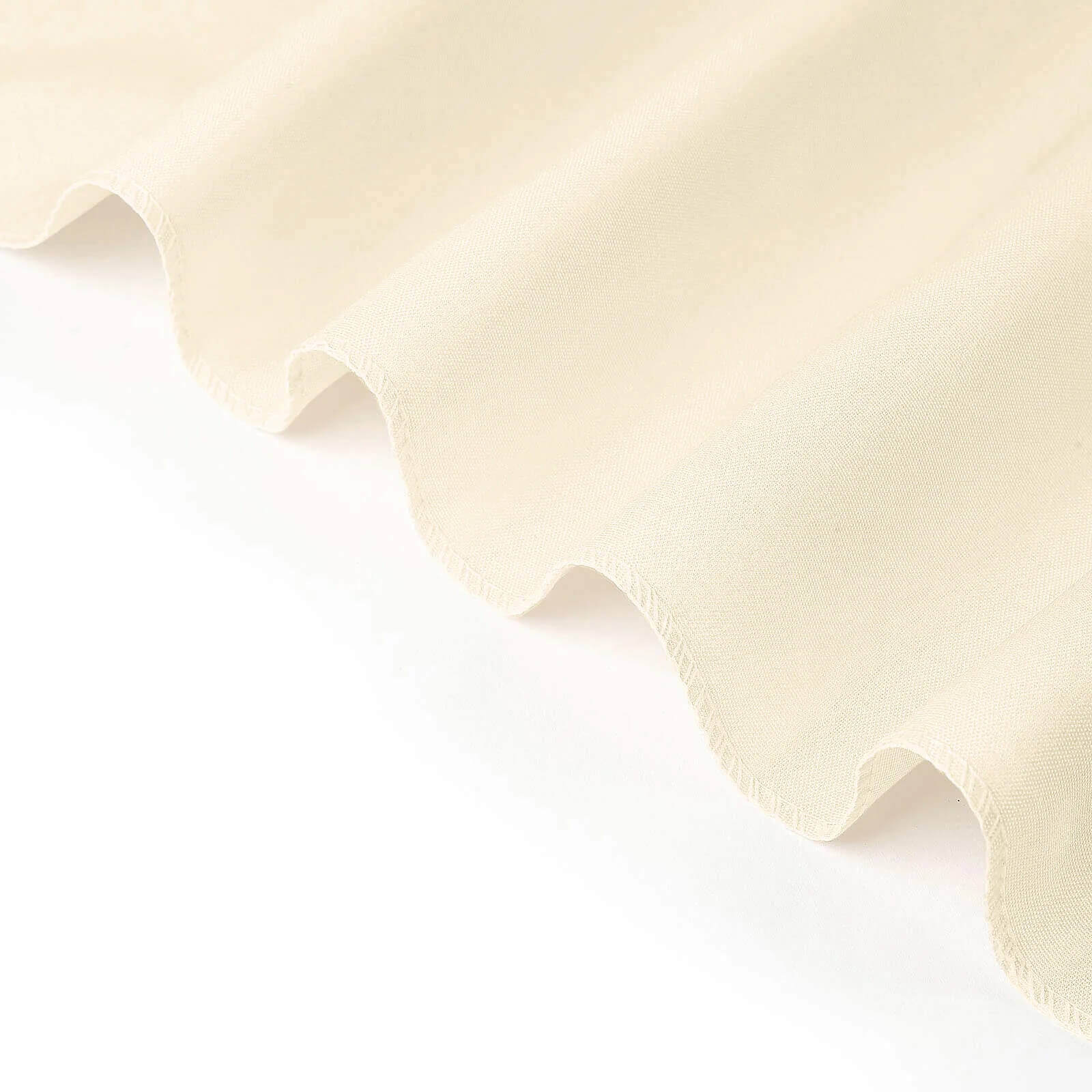 10 Pack Polyester Chair Covers for Folding Chairs Beige - Wrinkle-Free Stain-Resistant Slip-On Slipcovers