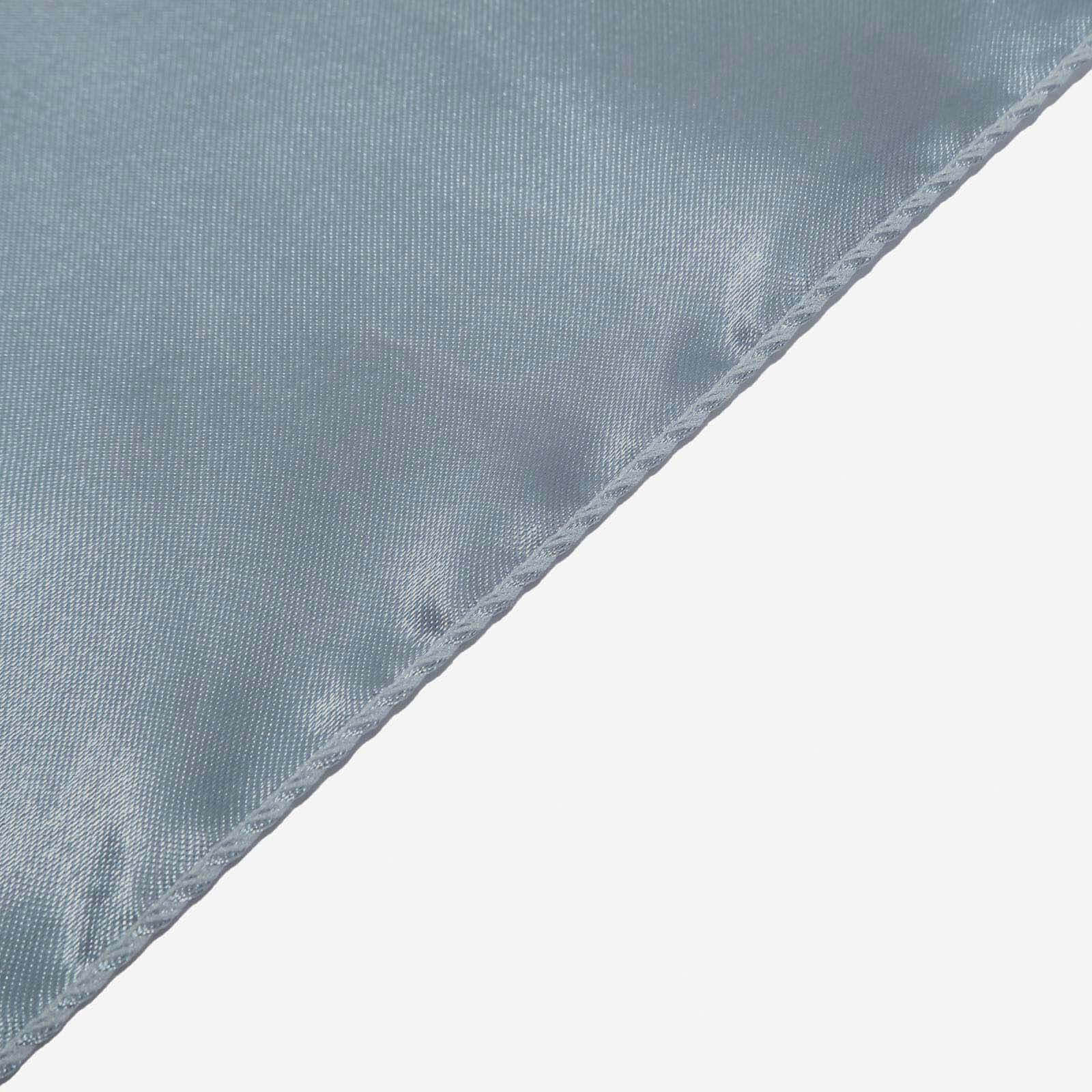 Satin 12"x108" Table Runner Dusty Blue - Stylish Table Linen