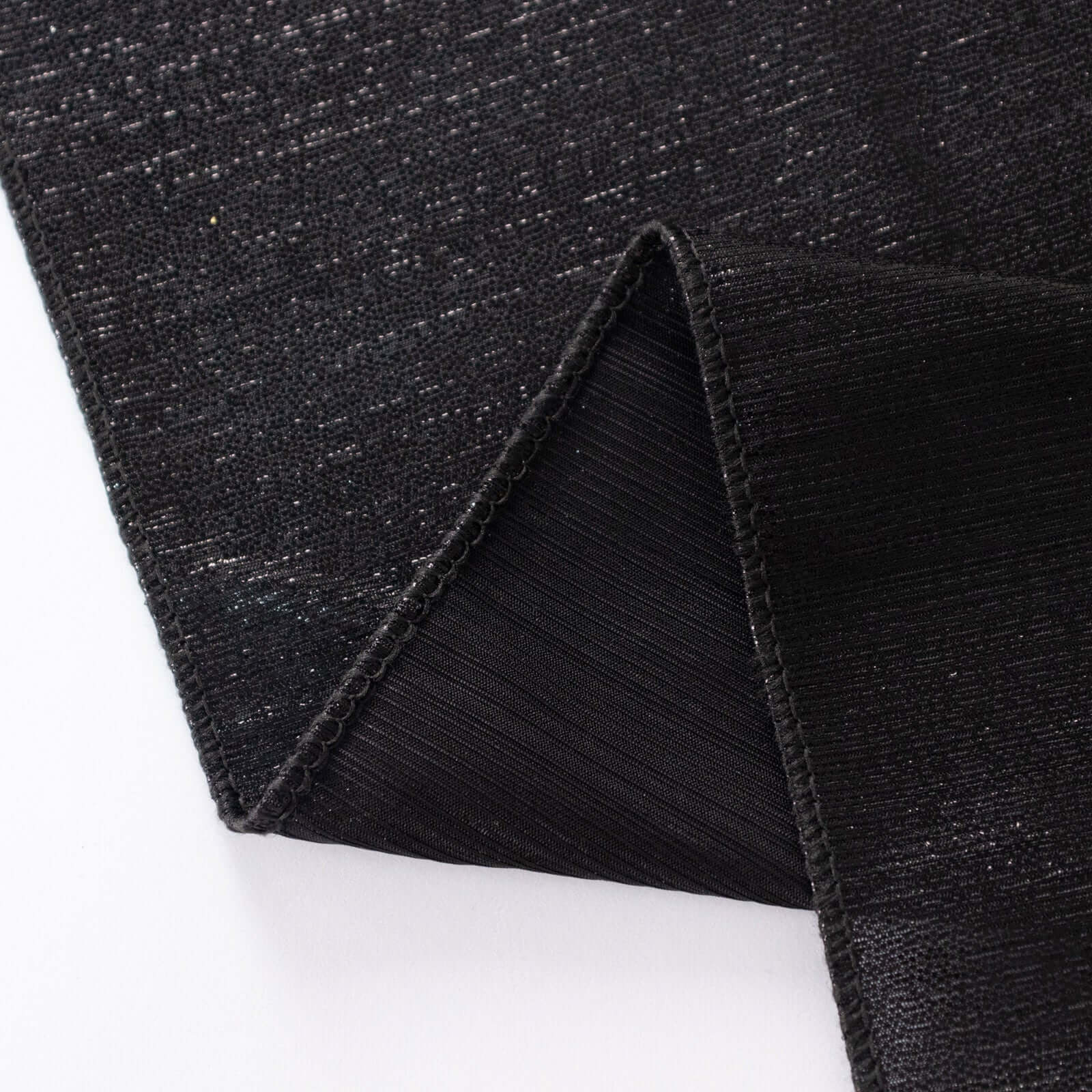 Polyester 72"x72" Table Overlay Square Tablecloth Black - Sequin Dots Wrinkle-Free Table Cover