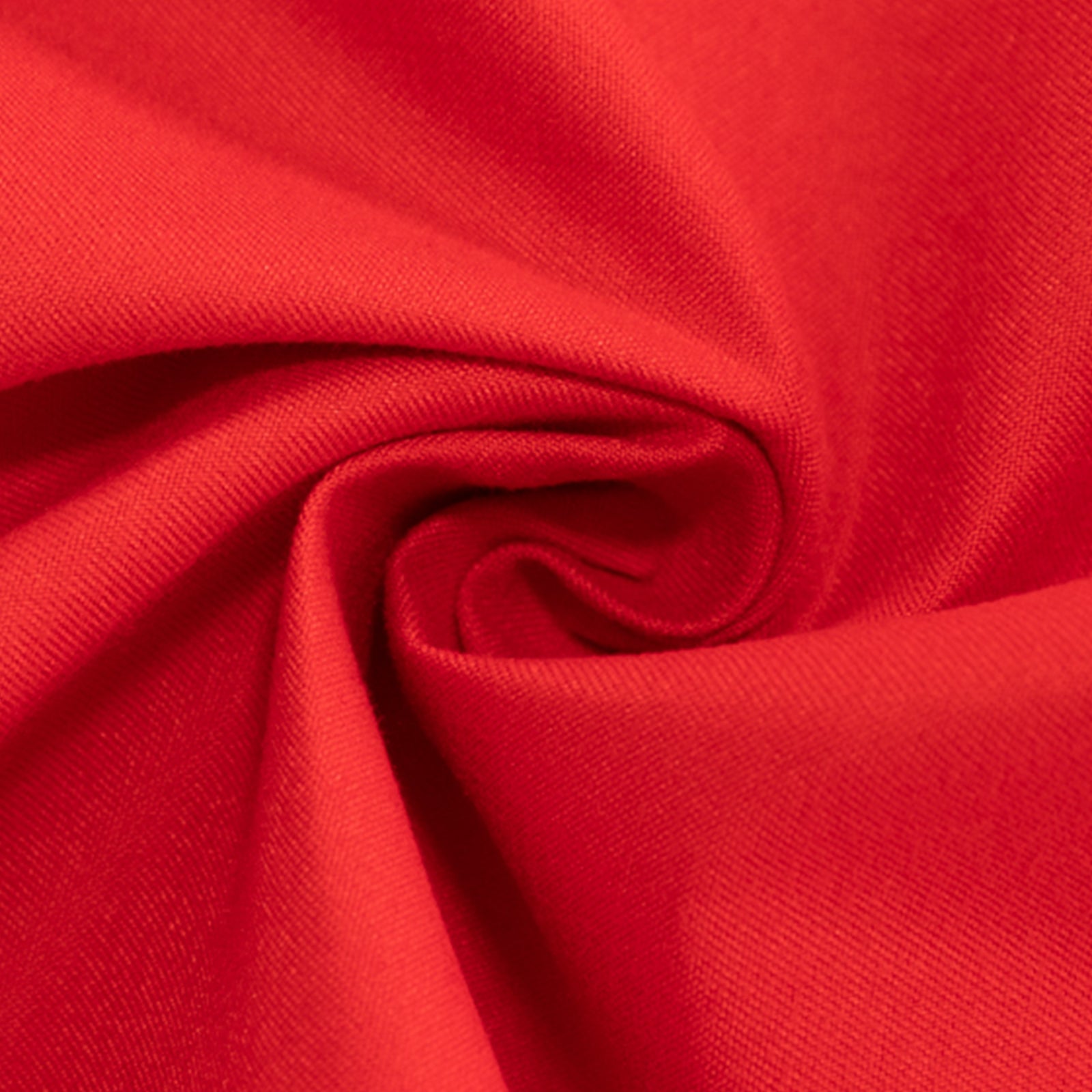 Cotton Blend 90" Round Tablecloth Red - Wrinkle-Resistant Table Cover