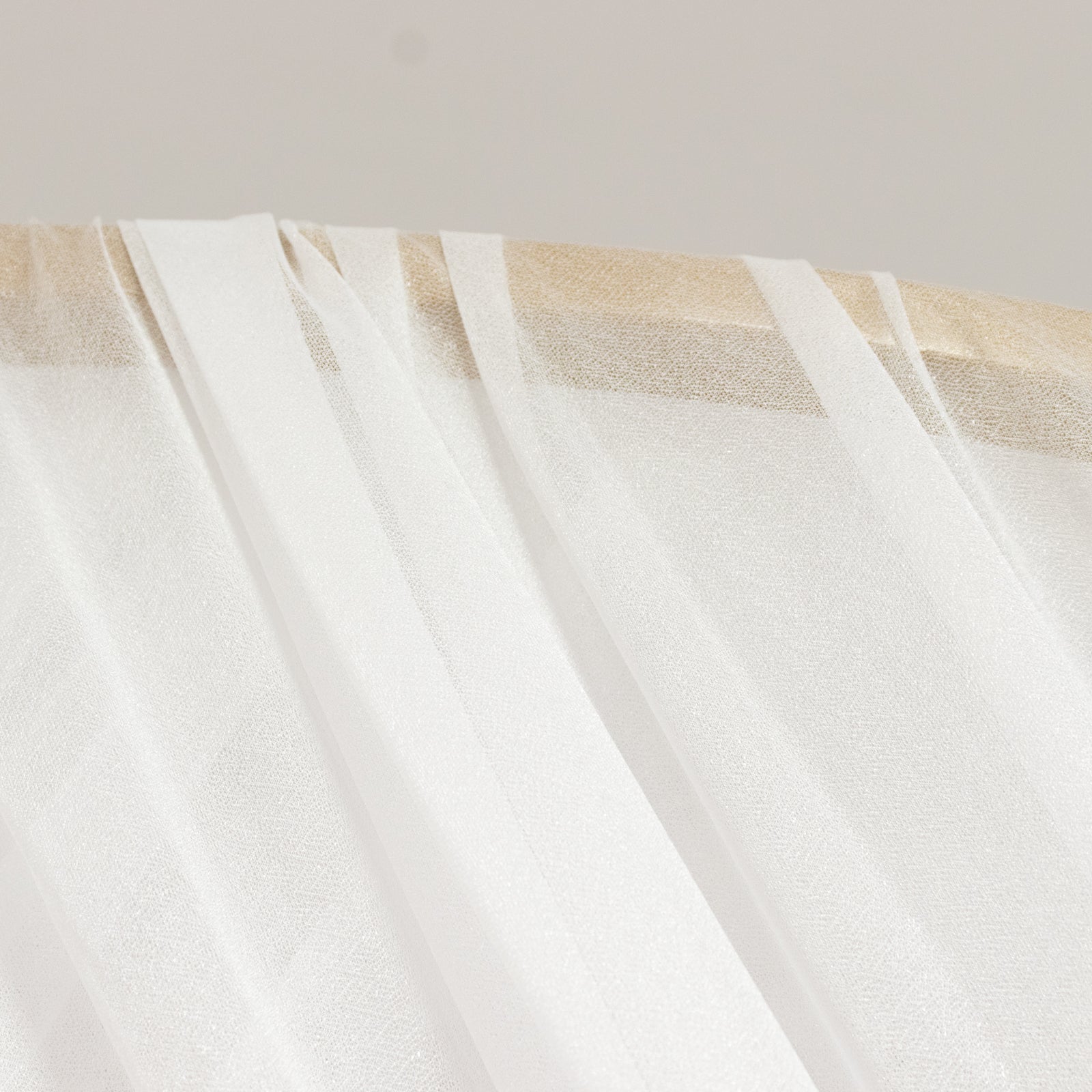 White Sheer Backdrop Drape – 5ftx32ft Wedding Arch & Ceiling Decor Panel, Wrinkle Free with Soft Shimmer