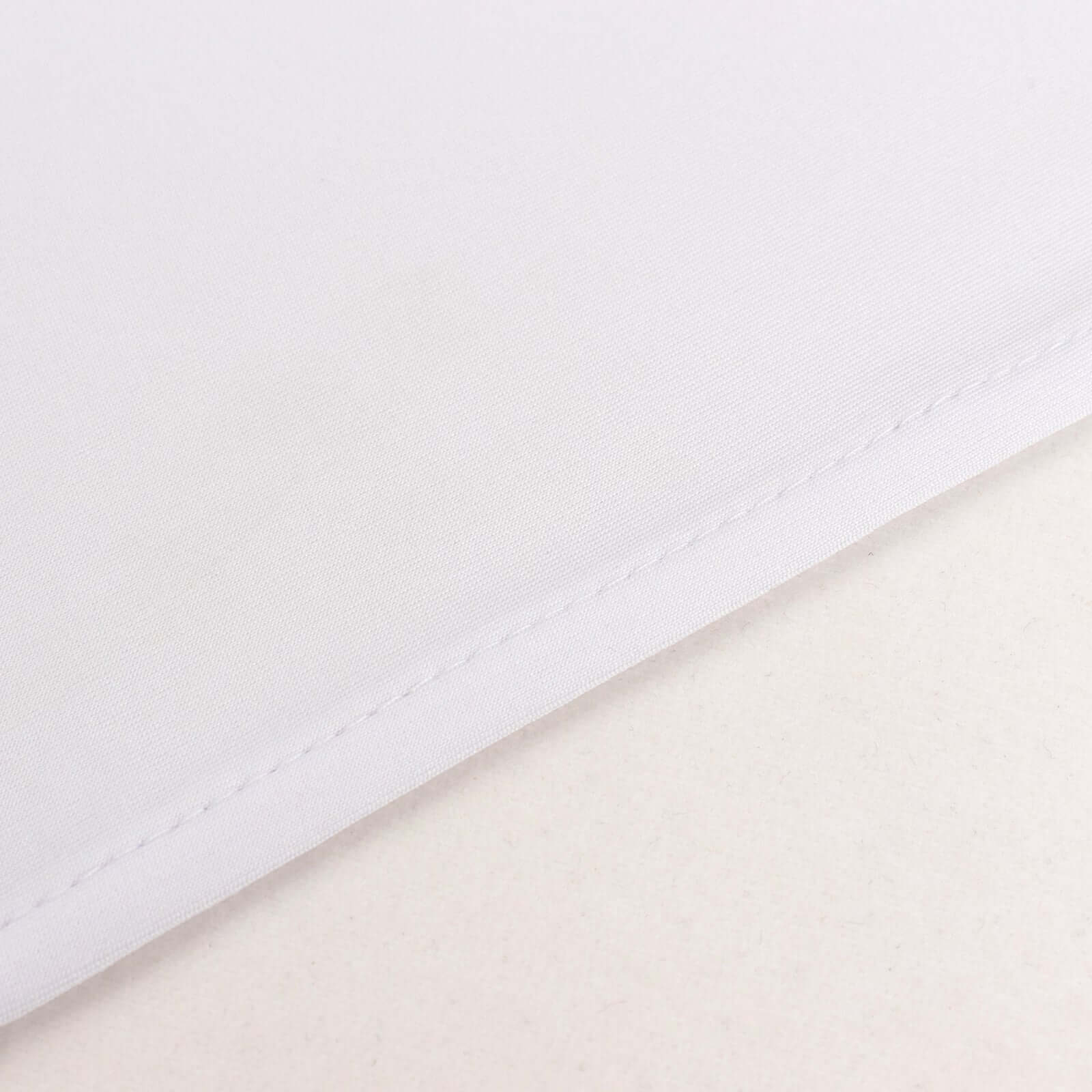White Spandex 4-Way Stretch Fabric Roll, DIY Craft Fabric Bolt- 60"x10 Yards