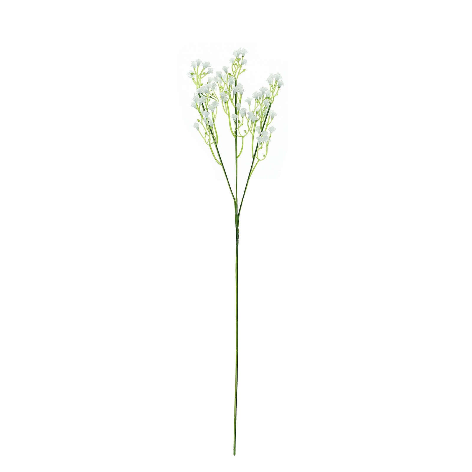 12 Stems 22" White Artificial Silk Babys Breath Gypsophila Flowers