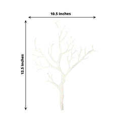 10-Pack Artificial Manzanita Tree Branch White for Vase Filler Home Wedding Centerpiece Ornament 14"