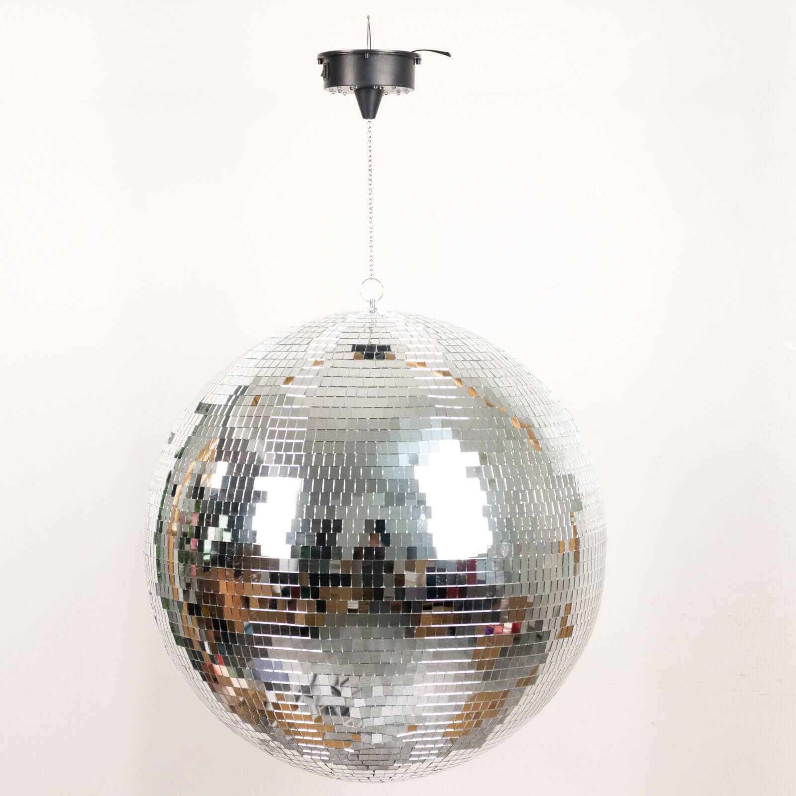 18 LED Light Rotating Heavy Duty Motor For Hanging Mirror Disco Ball, 5 RPM Battery Operated Motor With 8" Hanging Chain