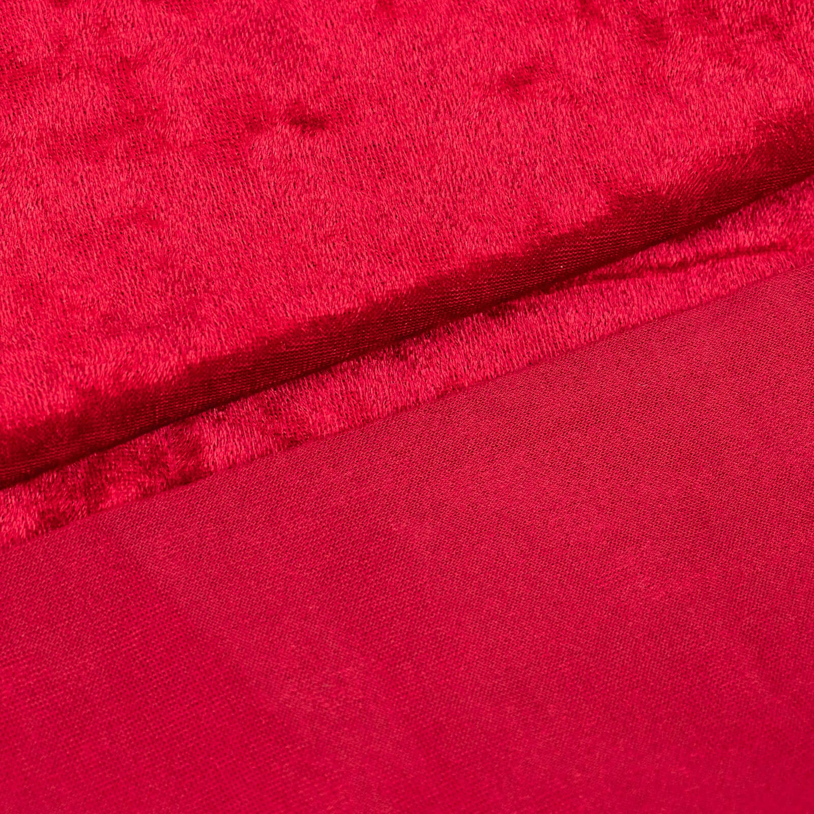 65"x5 Yards Burgundy Crushed Velvet Fabric Bolt, DIY Craft Fabric Roll