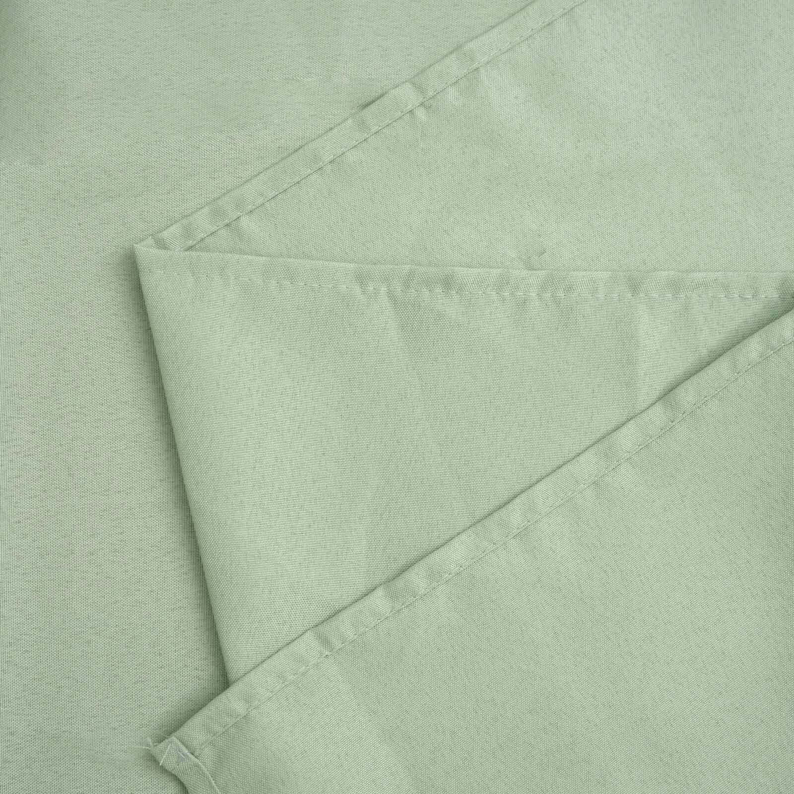 Polyester 60"x102" Rectangle Tablecloth Sage Green - Durable and Stylish Table Cover
