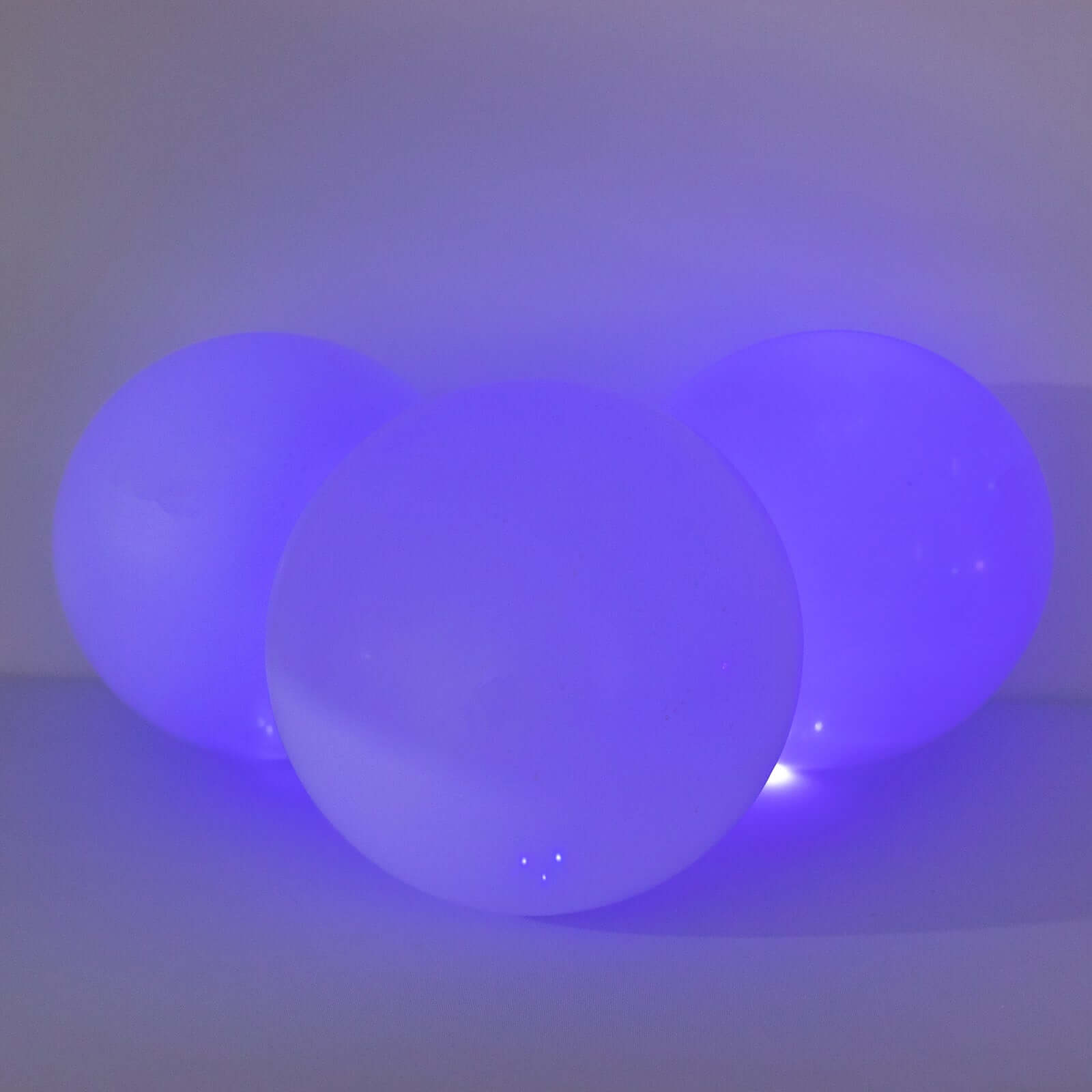 50-Pack LED Mini Balloon Lights Round Light Blue - Waterproof Battery Operated Balls 0.5"