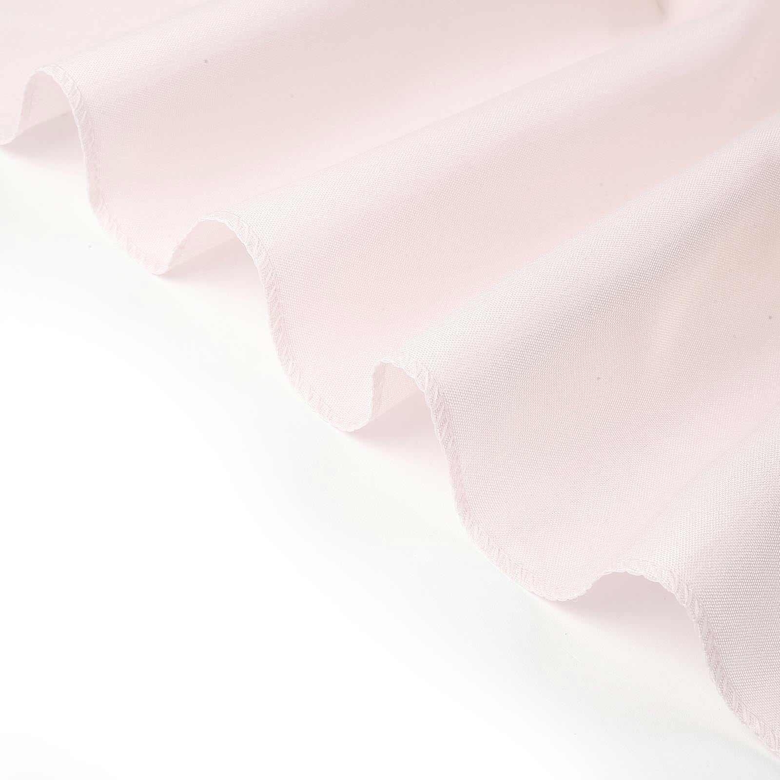 10 Pack Polyester Chair Covers for Folding Chairs Blush - Wrinkle-Free Stain-Resistant Slip-On Slipcovers