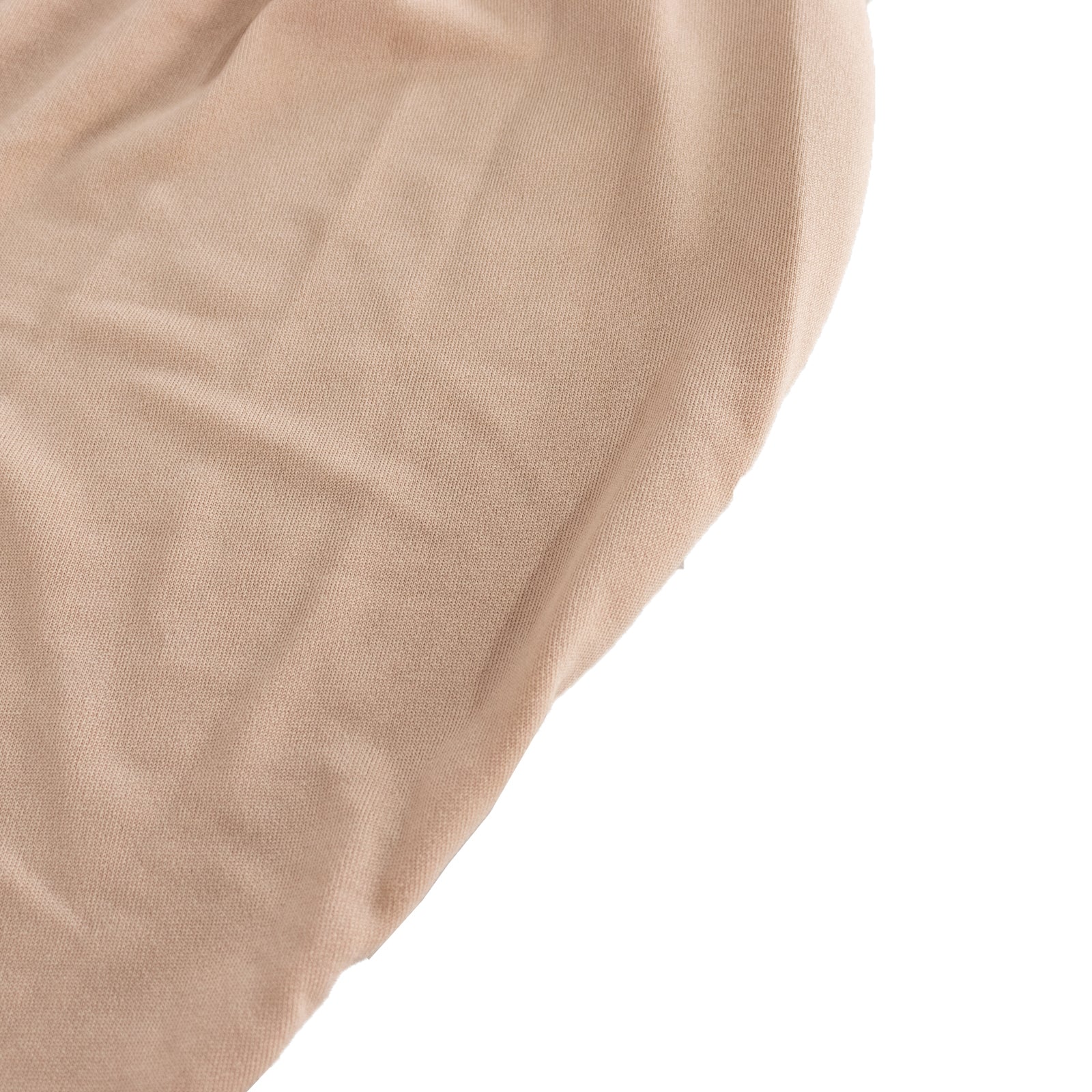 Spandex 30" Round Cocktail Table Cover Nude - Easy to Maintain Stretch Fitted Highboy Tablecloth