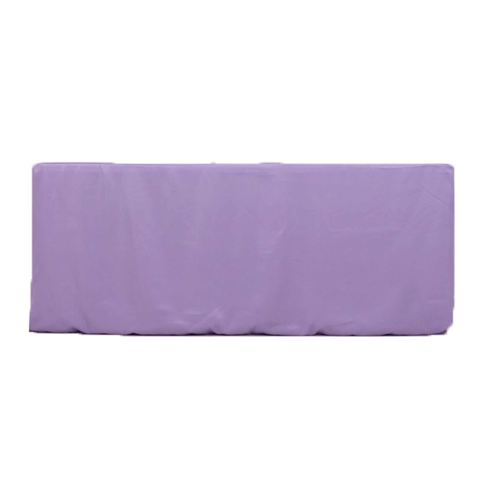 Fitted Polyester 72"x30" Rectangle Tablecloth Lavender Lilac - Durable Table Cover