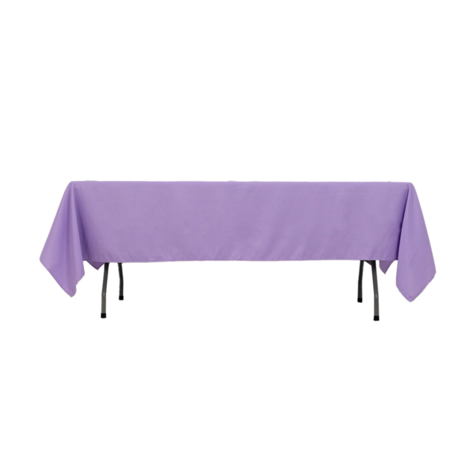 Premium Polyester 60"x102" Rectangle Tablecloth Lavender Lilac - Durable 220GSM Wrinkle-Resistant Table Cover